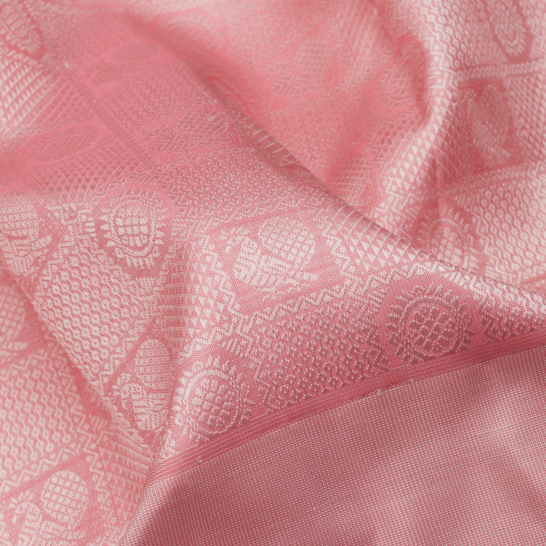 Kanakavalli Kanjivaram Silk Sari 23-599-HS001-11260 - Fabric View