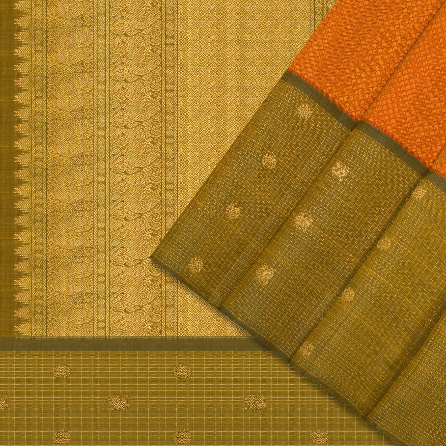 Kanakavalli Kanjivaram Silk Sari 23-599-HS001-11852 - Cover View