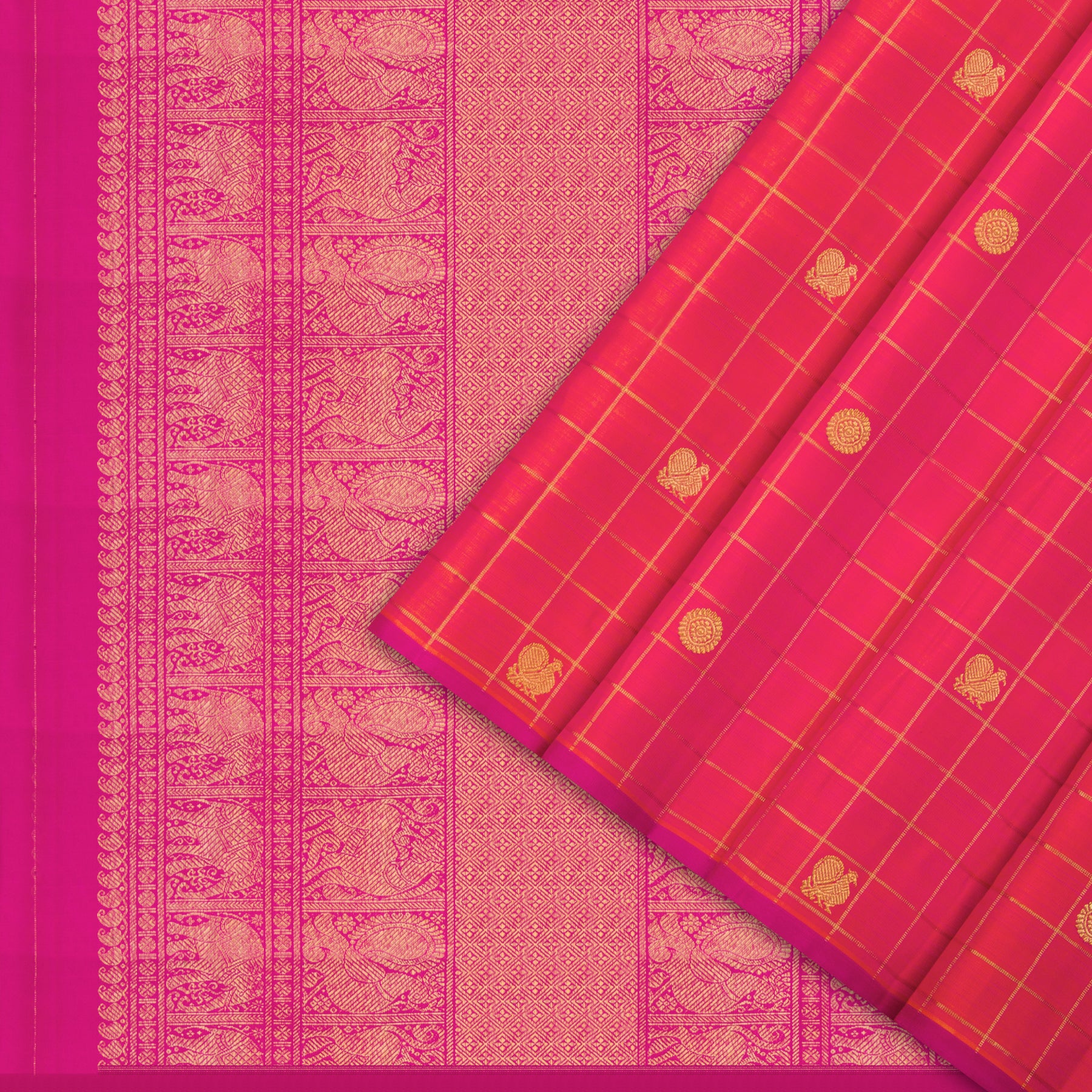 Kanakavalli Kanjivaram Silk Sari 23-599-HS001-12058 - Cover View