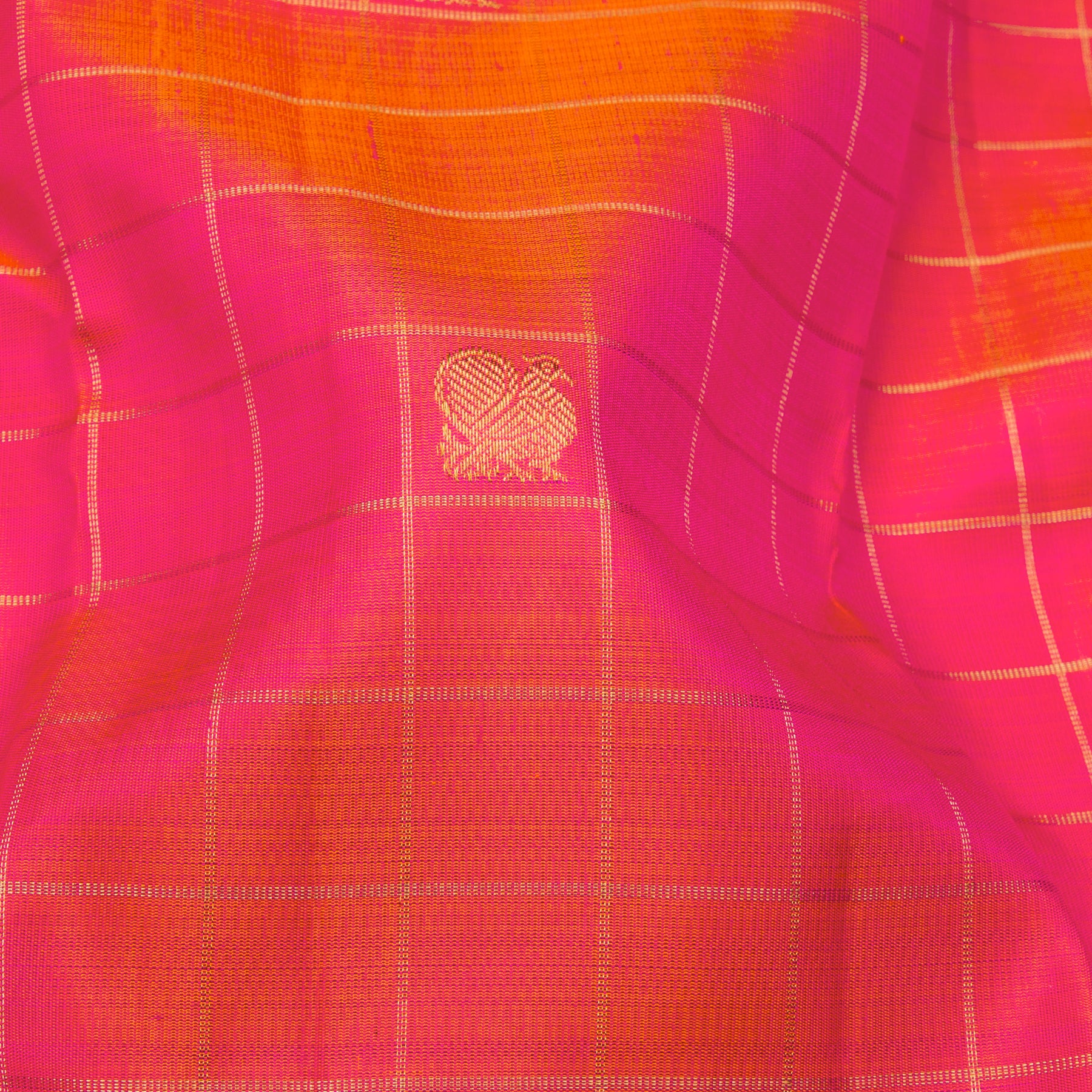 Kanakavalli Kanjivaram Silk Sari 23-599-HS001-12058 - Fabric View