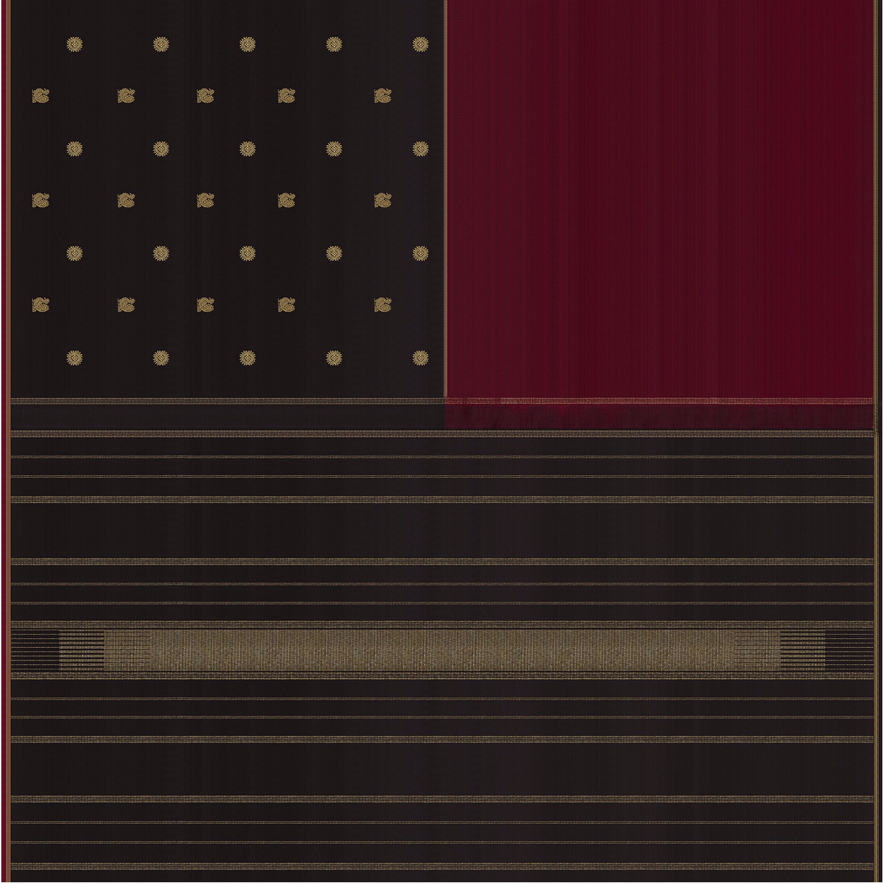 Kanakavalli Kanjivaram Silk Sari 23-599-HS001-12064 - Full View 