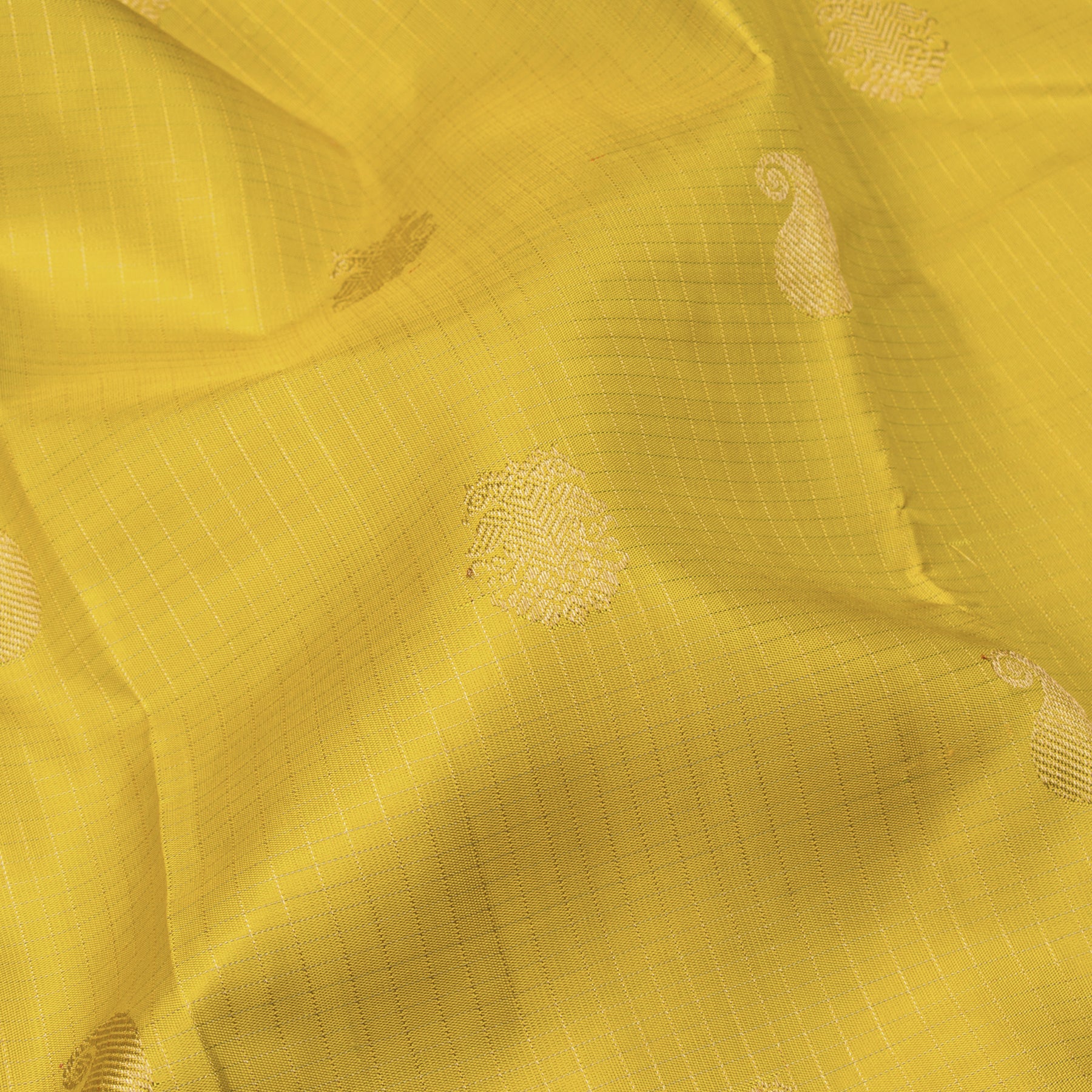 Kanakavalli Kanjivaram Silk Sari 23-599-HS001-12093 - Fabric View