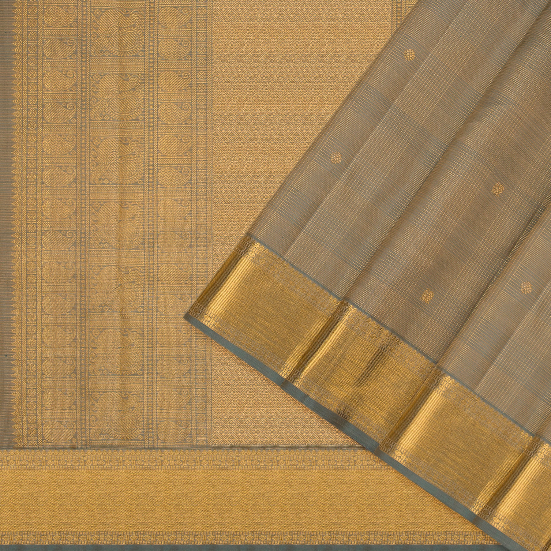 Kanakavalli Kanjivaram Silk Sari 23-599-HS001-12362 - Cover View