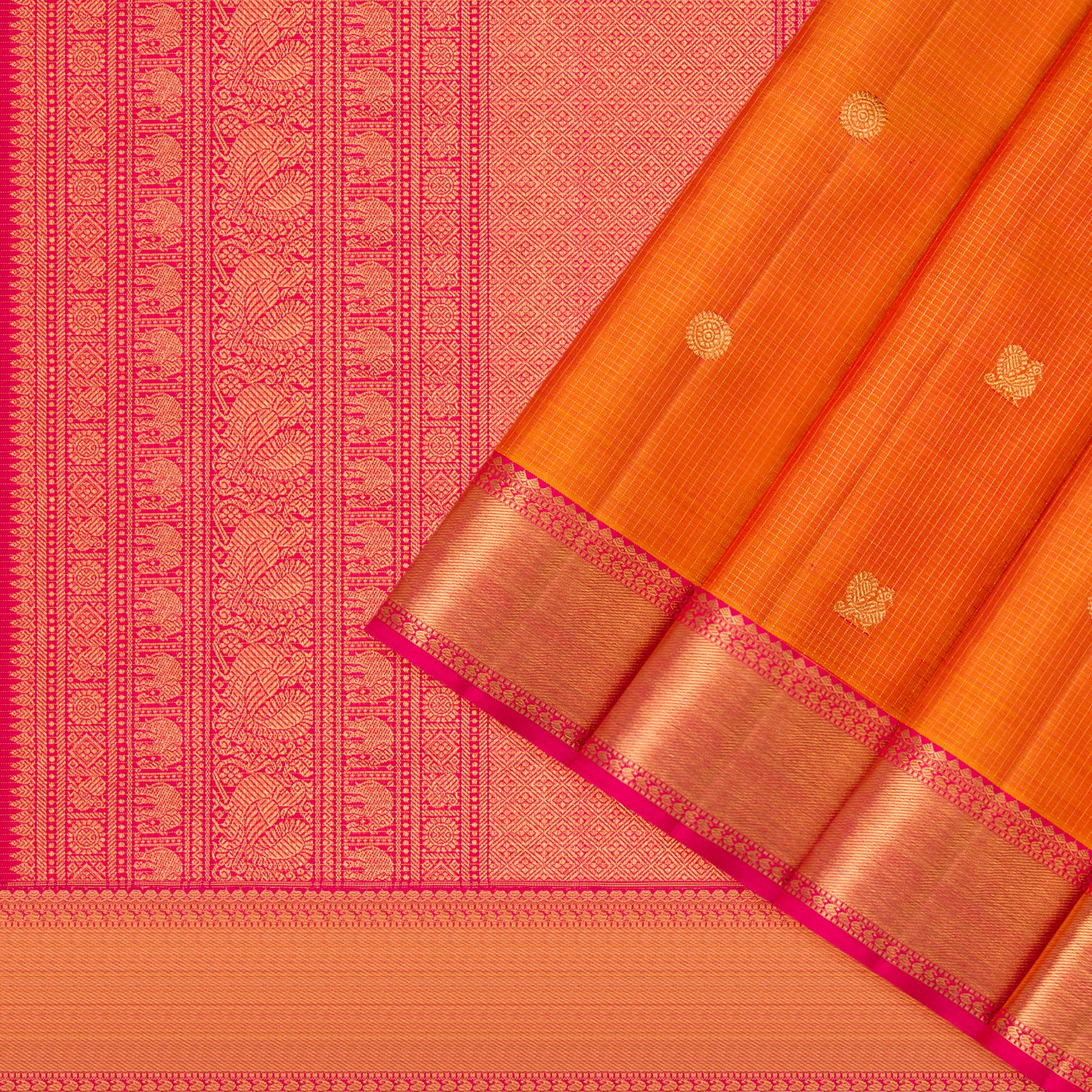 Kanakavalli Kanjivaram Silk Sari 23-599-HS001-12365 - Cover View