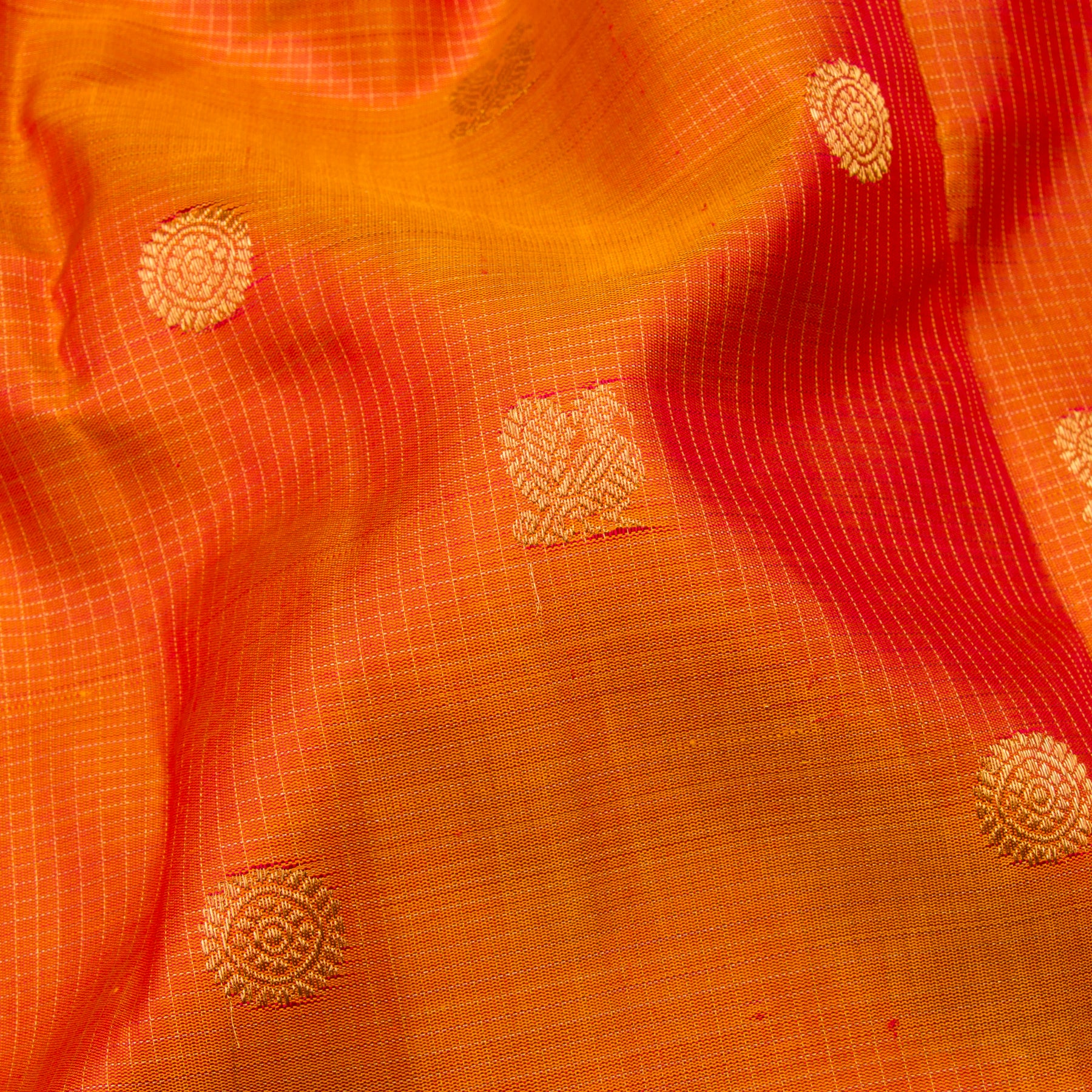 Kanakavalli Kanjivaram Silk Sari 23-599-HS001-12365 - Fabric View