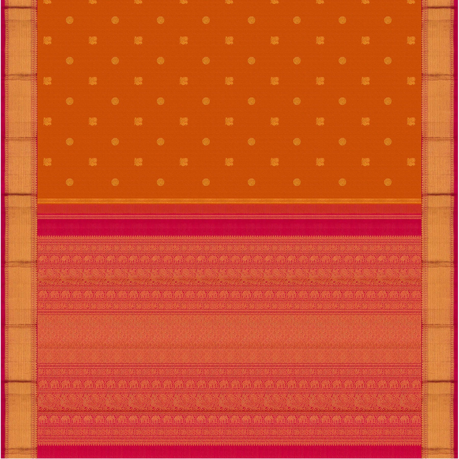 Kanakavalli Kanjivaram Silk Sari 23-599-HS001-12365 - Full View