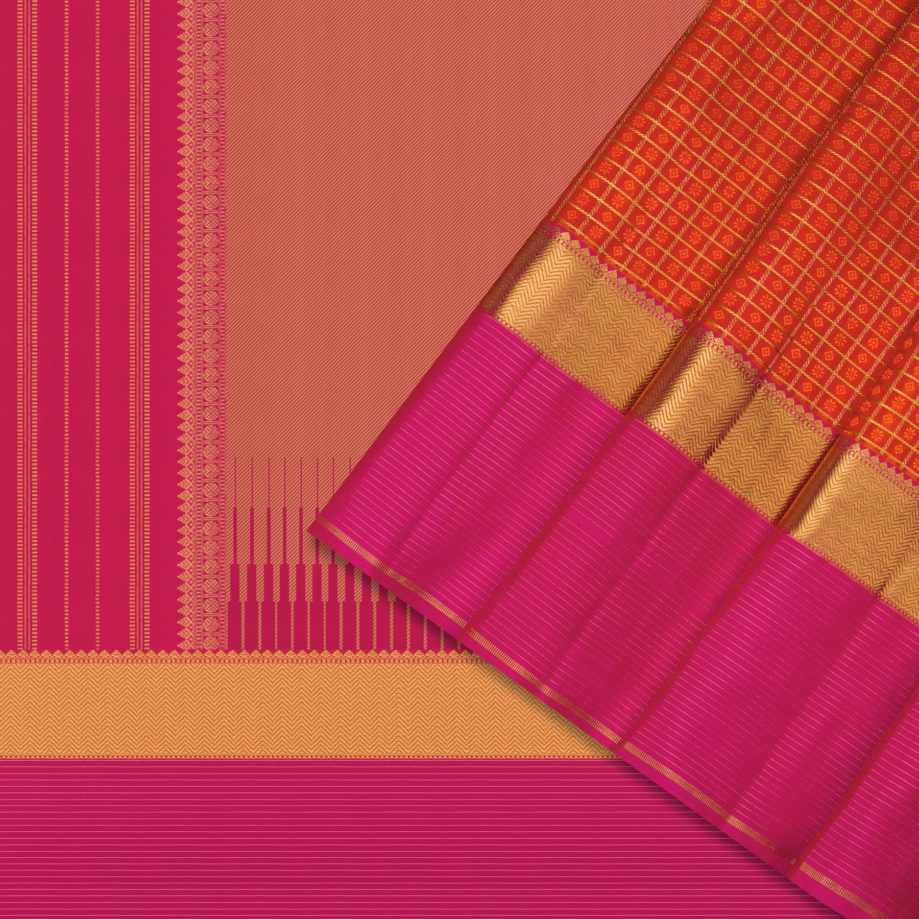 Kanakavalli Kanjivaram Silk Sari 23-599-HS001-12418 - Cover View