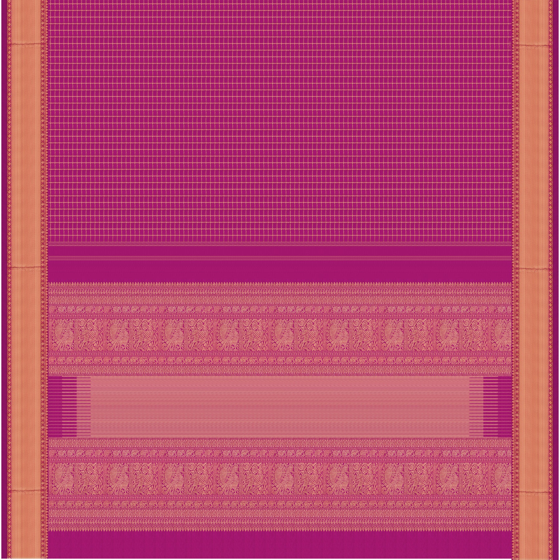 Kanakavalli Kanjivaram Silk Sari 23-599-HS001-12431 - Full View