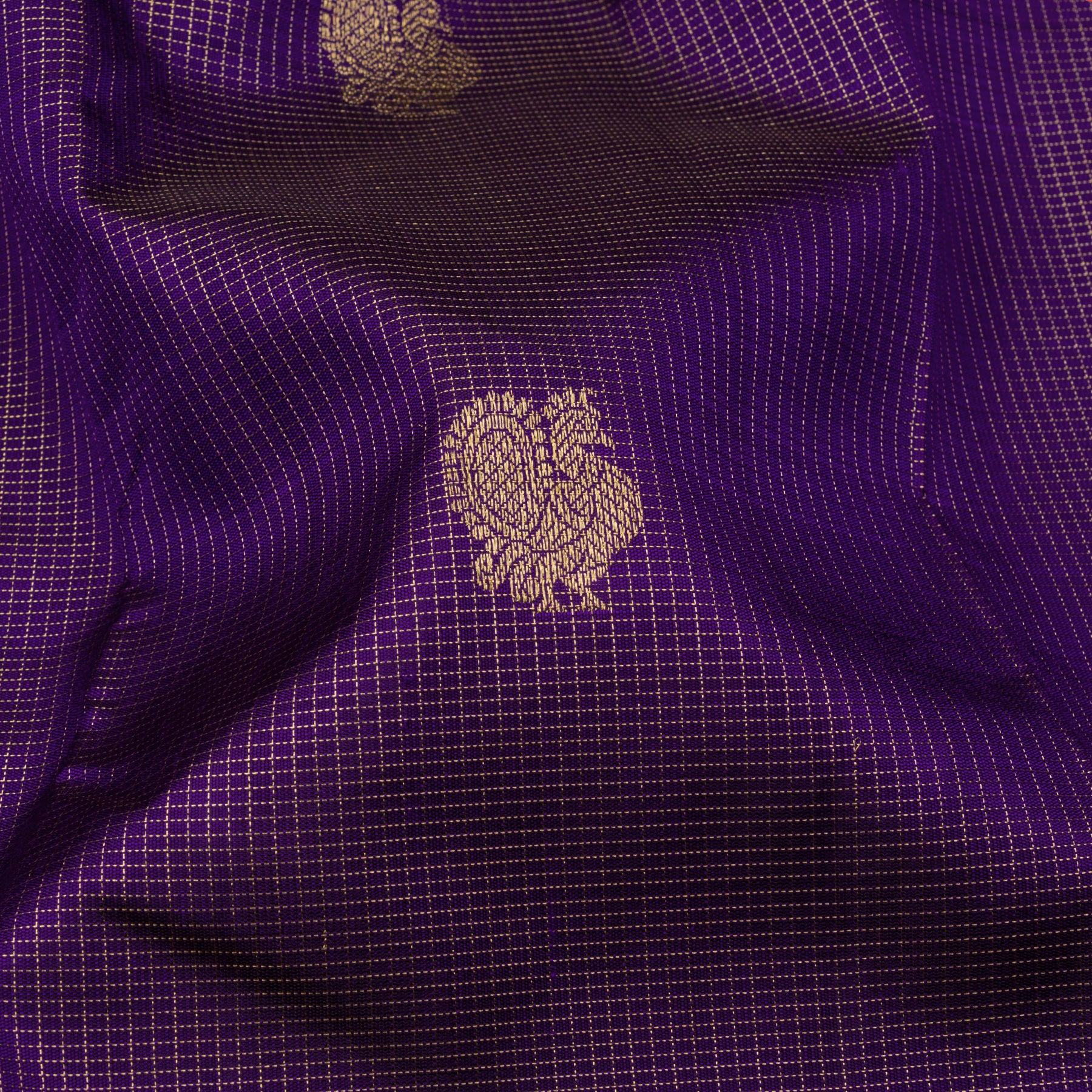 Kanakavalli Kanjivaram Silk Sari 23-599-HS001-12455 - Fabric View
