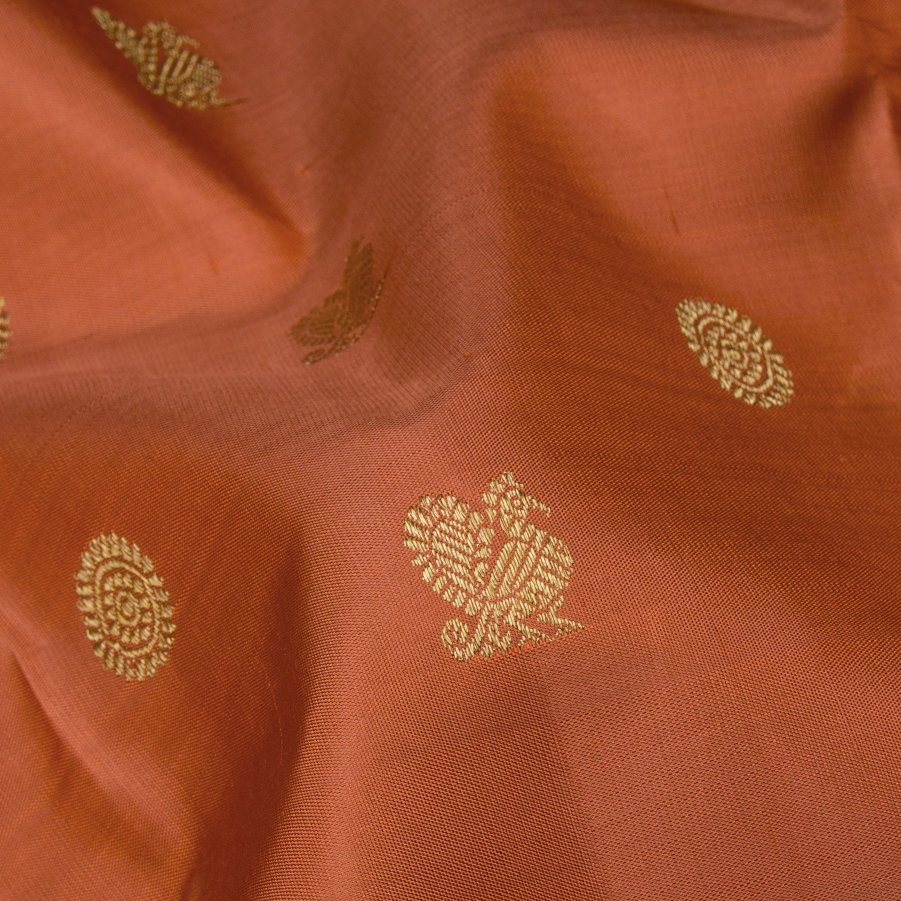 Kanakavalli Kanjivaram Silk Sari 23-599-HS001-12626 - Fabric View
