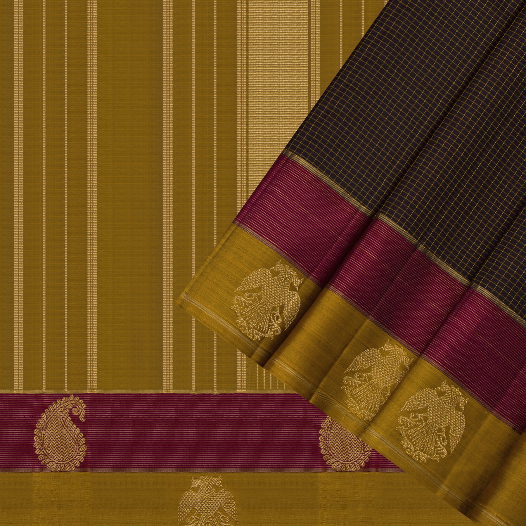 Kanakavalli Kanjivaram Silk Sari 23-599-HS001-13234 - Cover View