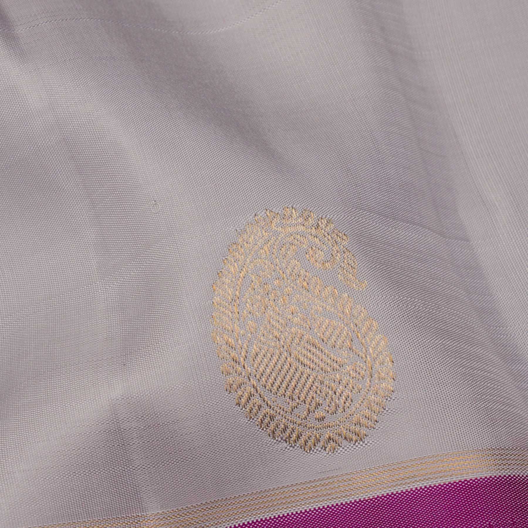 Kanakavalli Kanjivaram Silk Sari 23-599-HS001-13761 - Fabric View