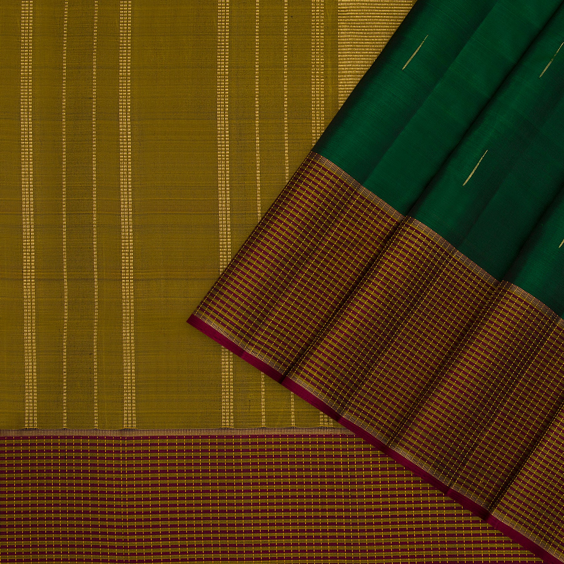 Kanakavalli Kanjivaram Silk Sari 23-599-HS001-13778 - Cover View