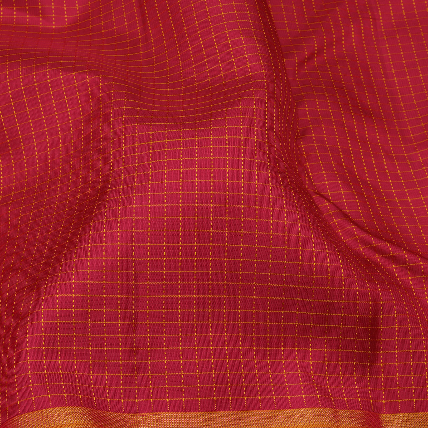 Kanakavalli Kanjivaram Silk Sari 23-599-HS001-13790 - Fabric View