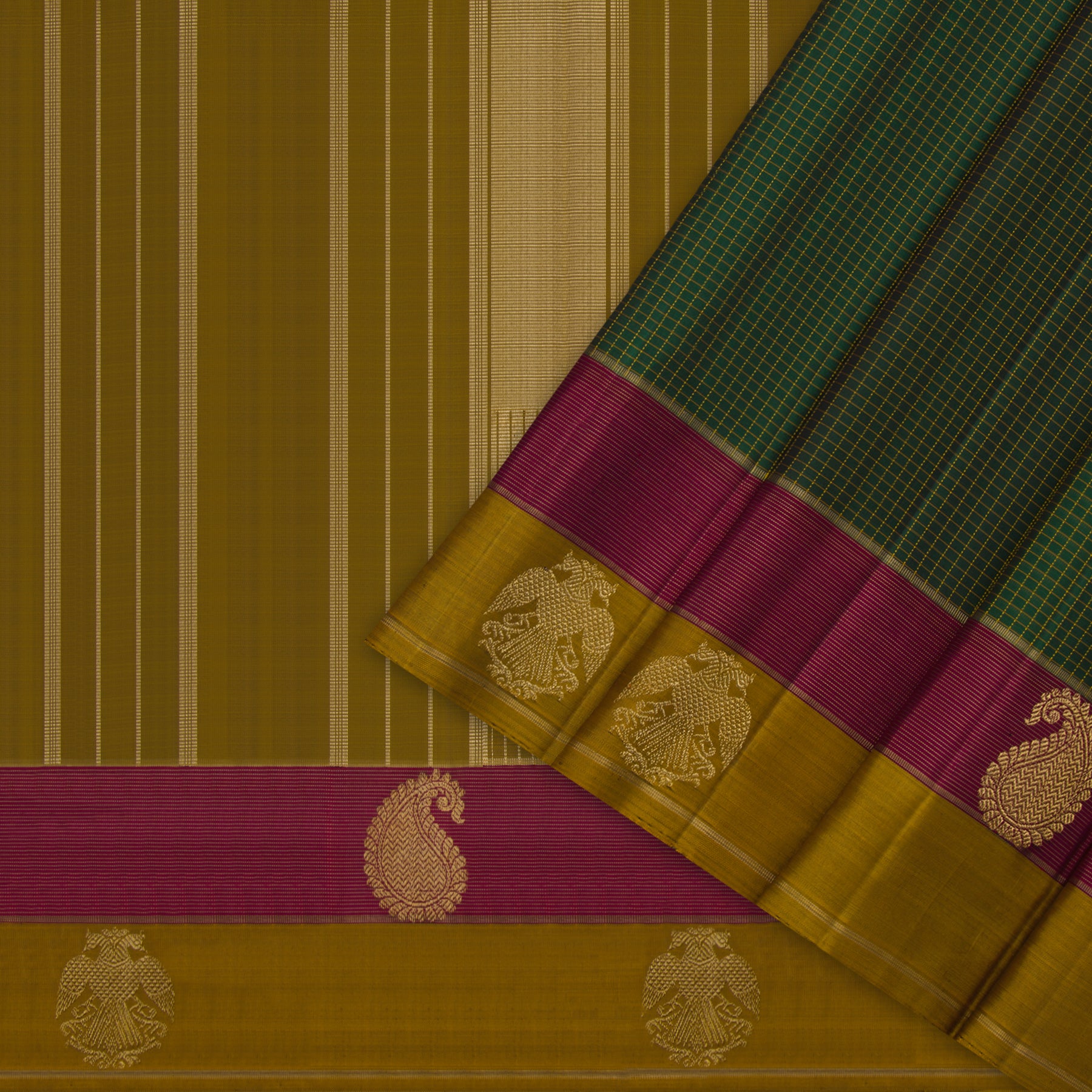 Kanakavalli Kanjivaram Silk Sari 23-599-HS001-13792 - Cover View