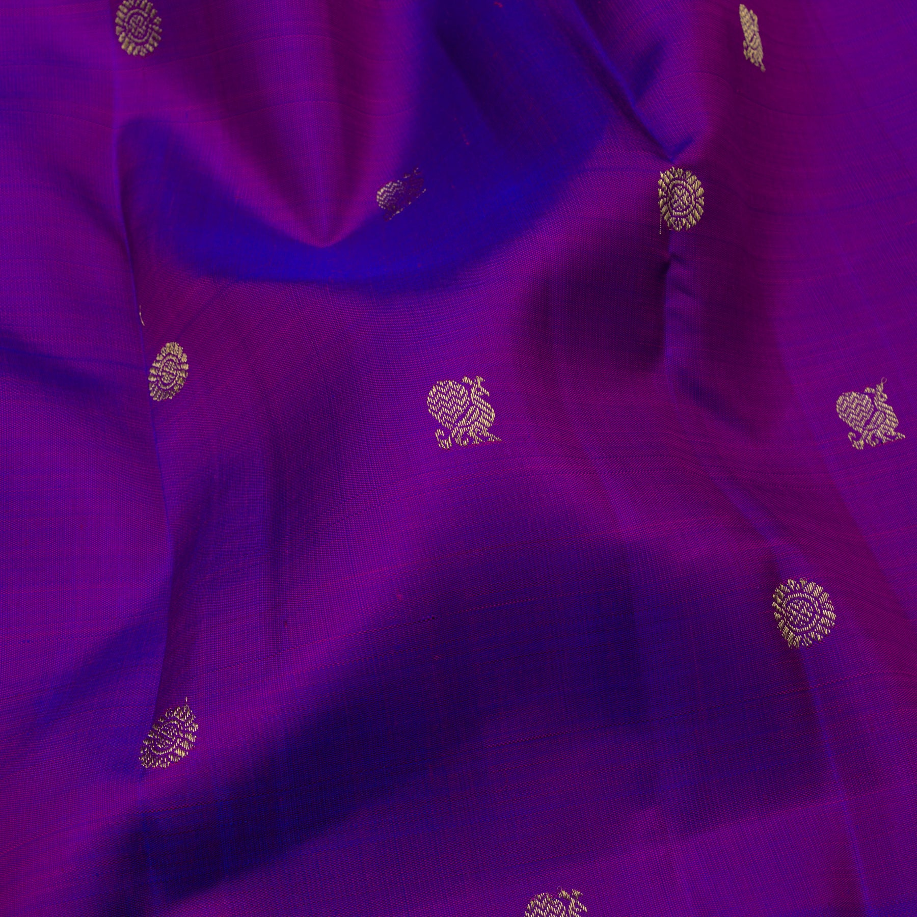 Kanakavalli Kanjivaram Silk Sari 23-599-HS001-13811 - Fabric View