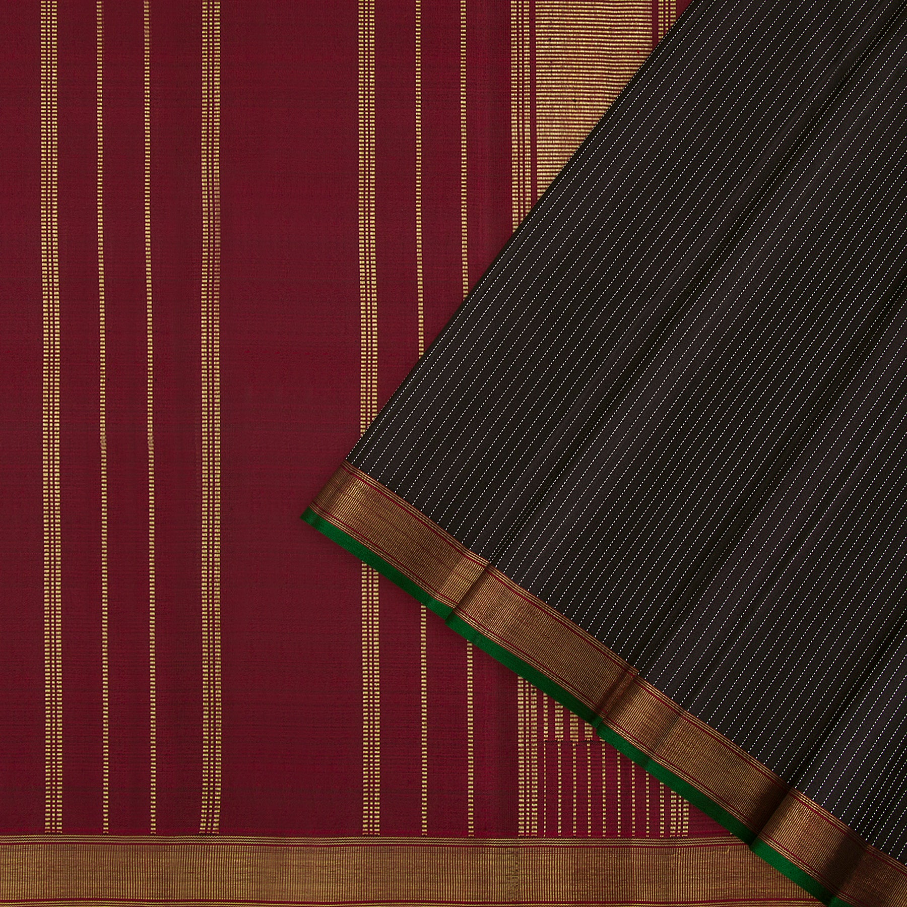 Kanakavalli Kanjivaram Silk Sari 23-599-HS001-13850 - Cover View