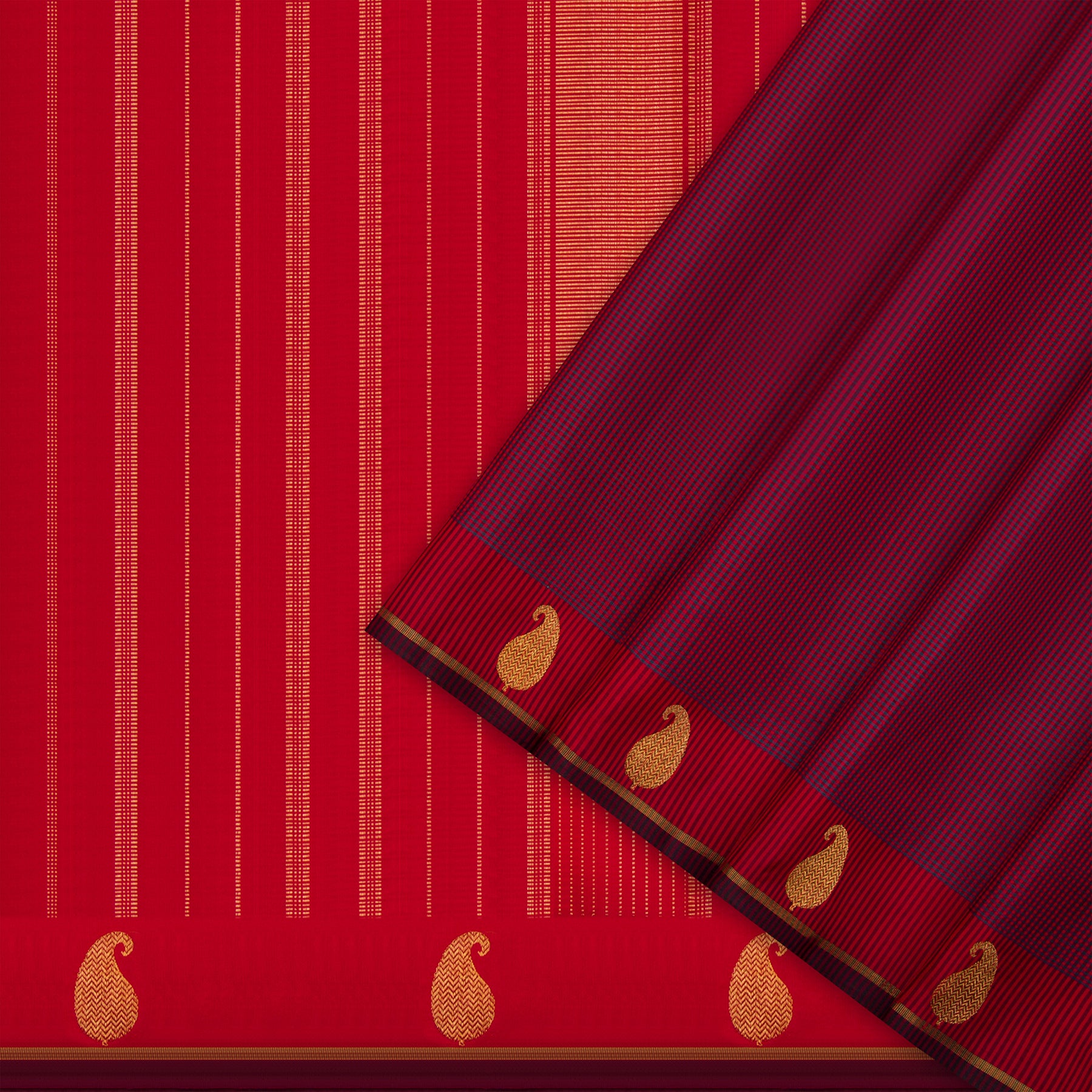 Kanakavalli Kanjivaram Silk Sari 23-599-HS001-13855 - Cover View