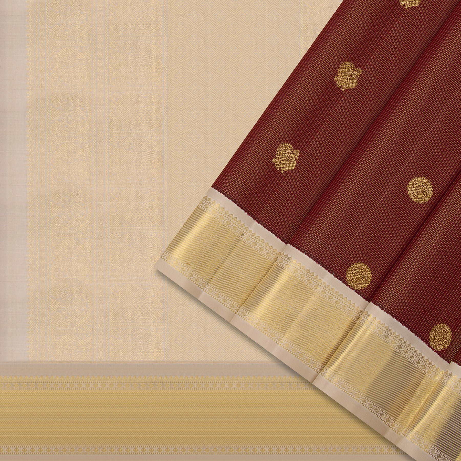 Kanakavalli Kanjivaram Silk Sari 23-599-HS001-13864 - Cover View