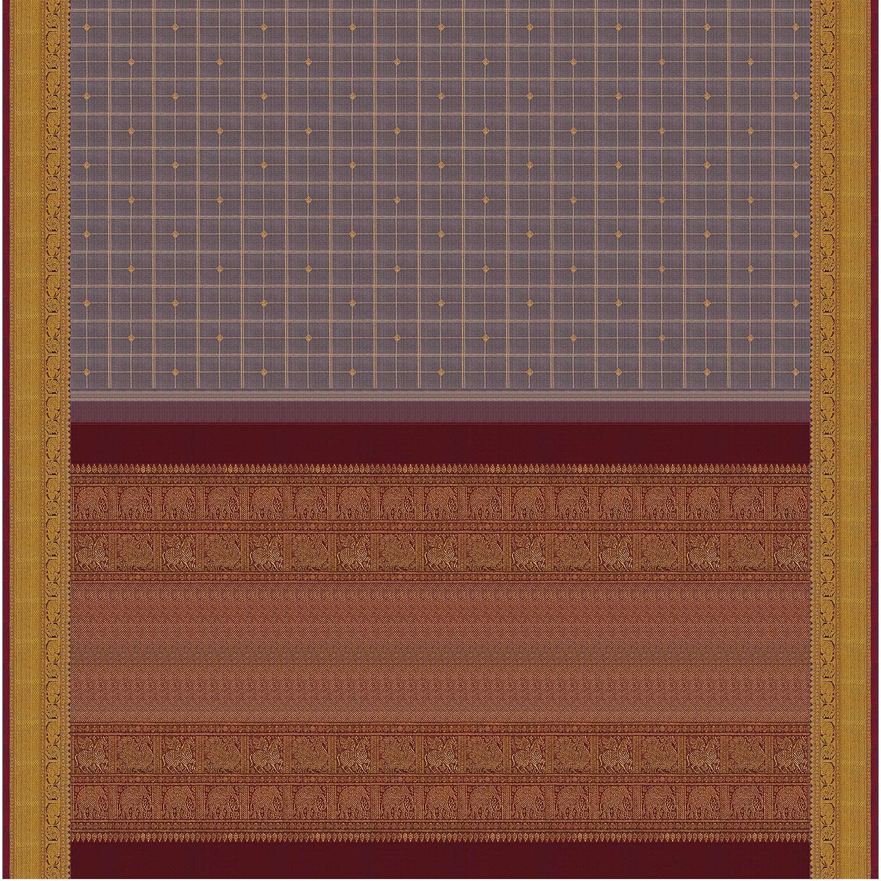Kanakavalli Kanjivaram Silk Sari 23-599-HS001-13915 - Full View