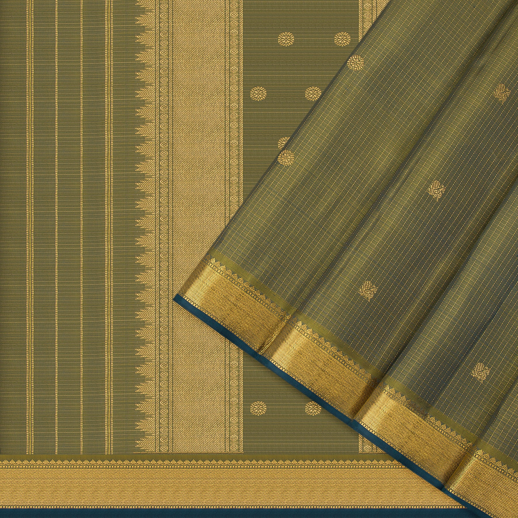 Kanakavalli Kanjivaram Silk Sari 23-599-HS001-13941 - Cover View