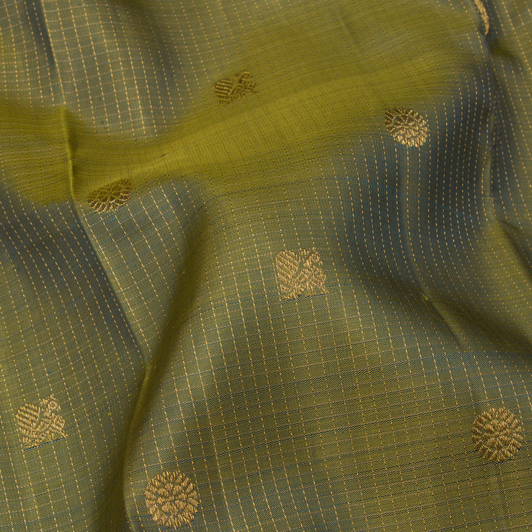 Kanakavalli Kanjivaram Silk Sari 23-599-HS001-13941 - Fabric View