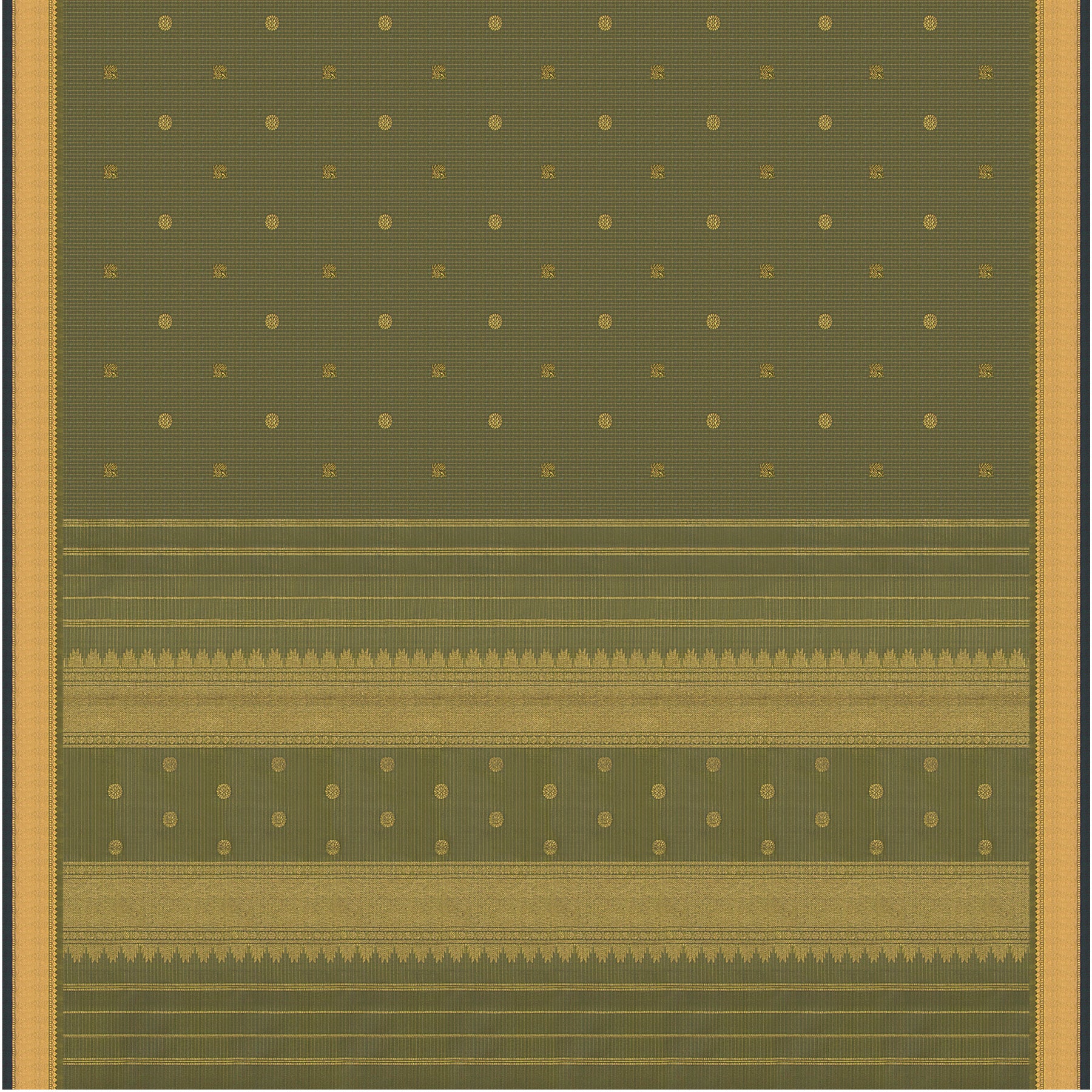 Kanakavalli Kanjivaram Silk Sari 23-599-HS001-13941 - Full View