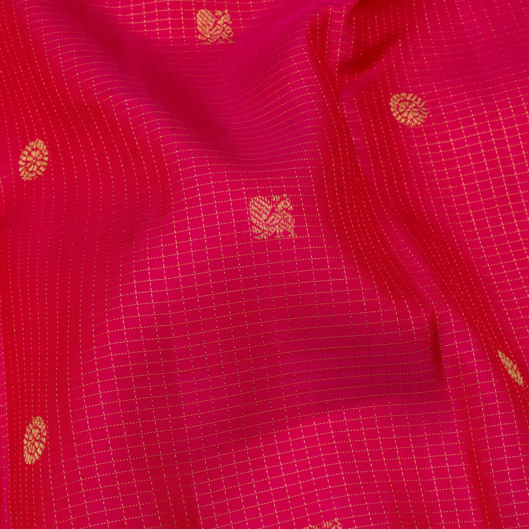 Kanakavalli Kanjivaram Silk Sari 23-599-HS001-13942 - Fabric View