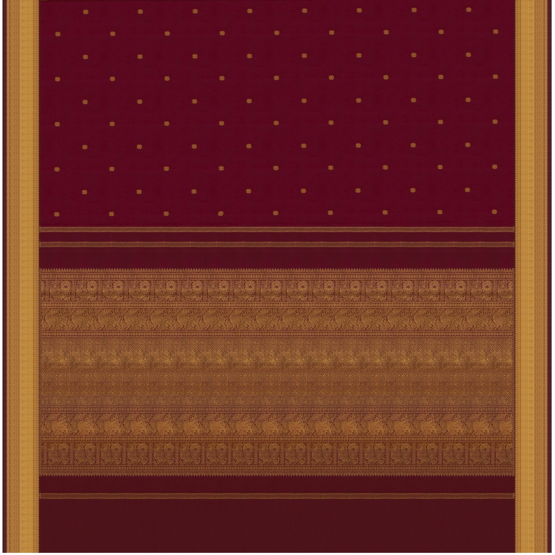 Kanakavalli Kanjivaram Silk Sari 23-599-HS001-13948 - Full View