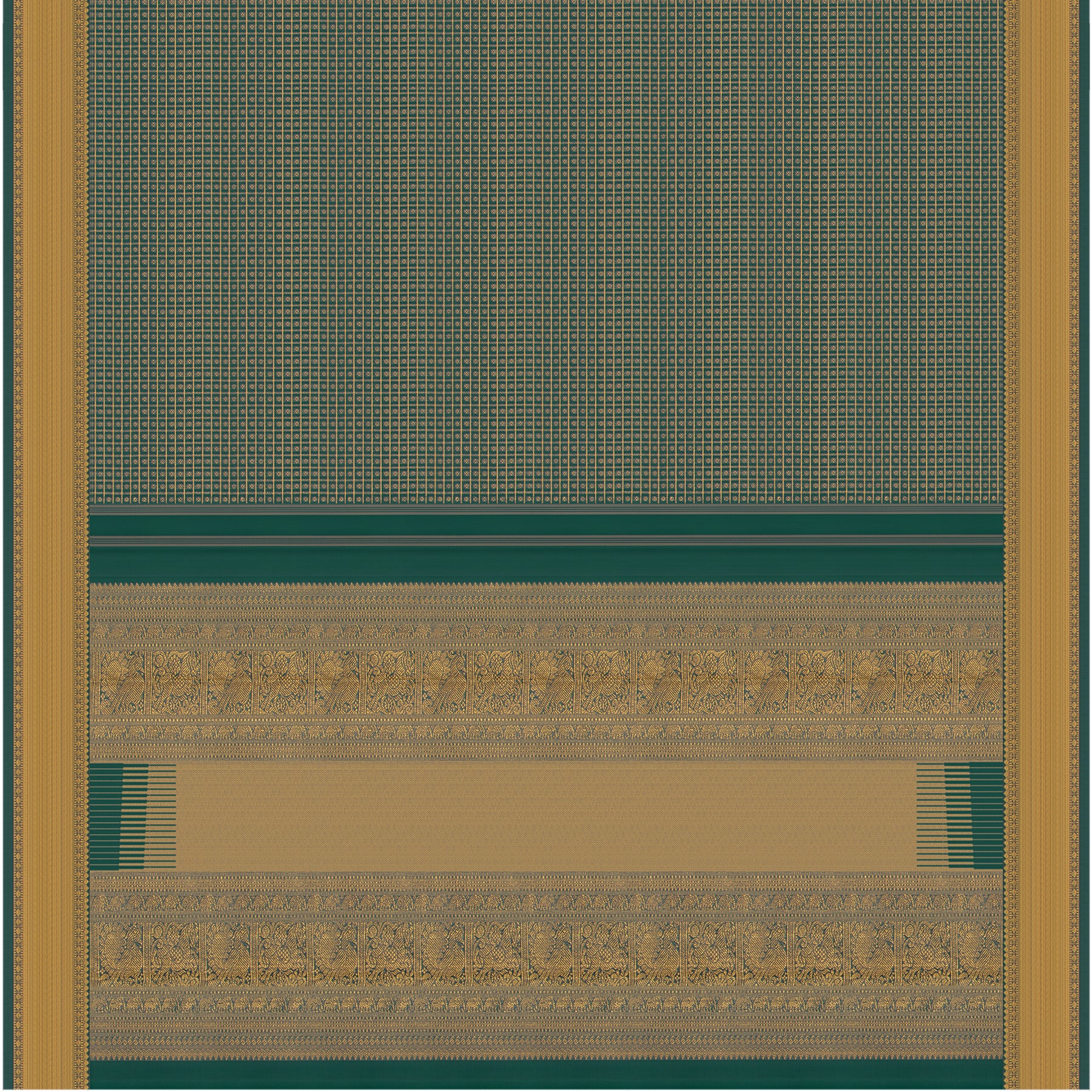 Kanakavalli Kanjivaram Silk Sari 23-599-HS001-13951 - Full View