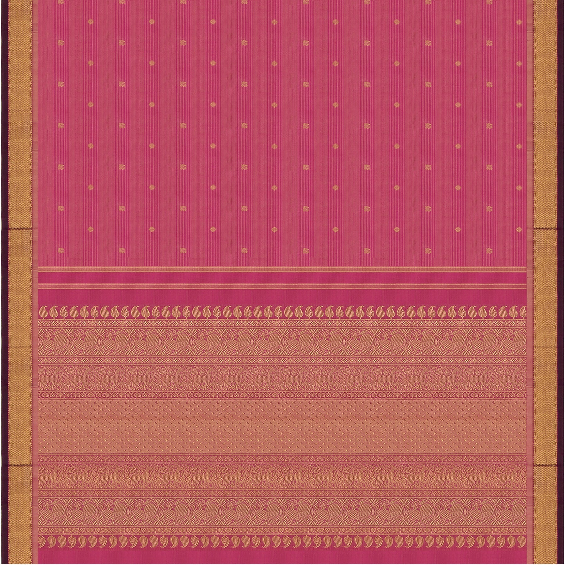 Kanakavalli Kanjivaram Silk Sari 23-599-HS001-14398 - Full View