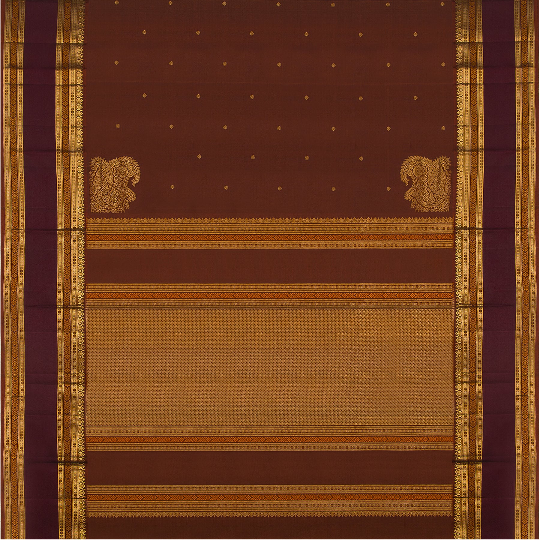 Kanakavalli Kanjivaram Silk Sari 23-600-HS001-03478 - Full View