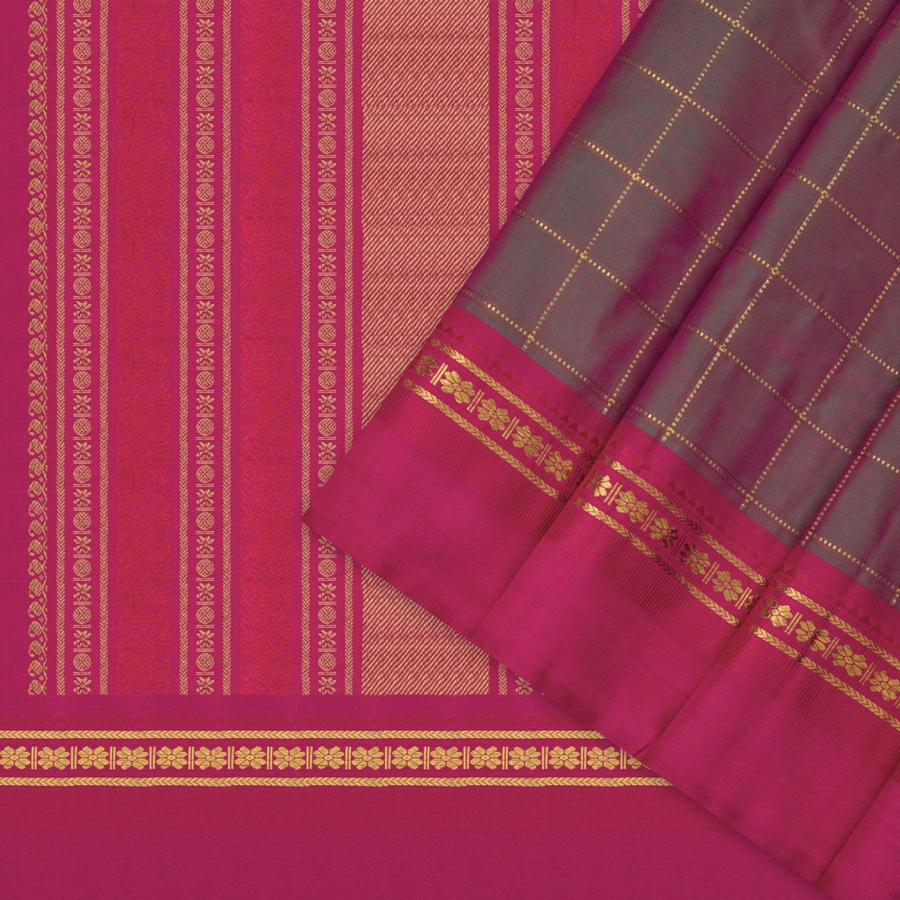Kanakavalli Kanjivaram Silk Sari 23-600-HS001-13119 - Cover View