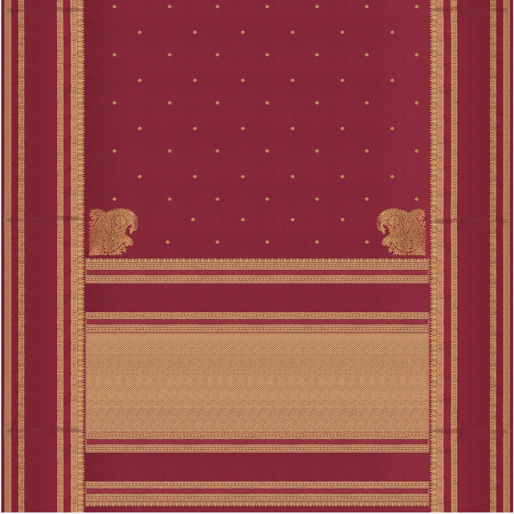 Kanakavalli Kanjivaram Silk Sari 23-600-HS001-13275 - Full View