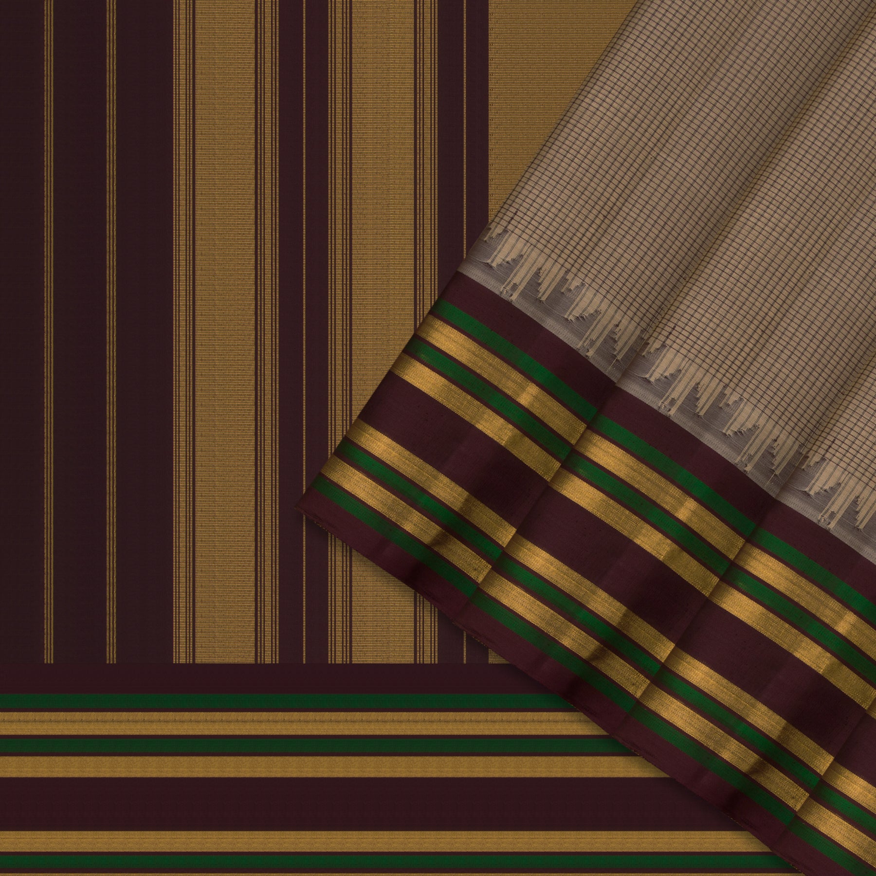Kanakavalli Gadwal Silk/Cotton Sari 23-604-HS005-03195 - Cover View