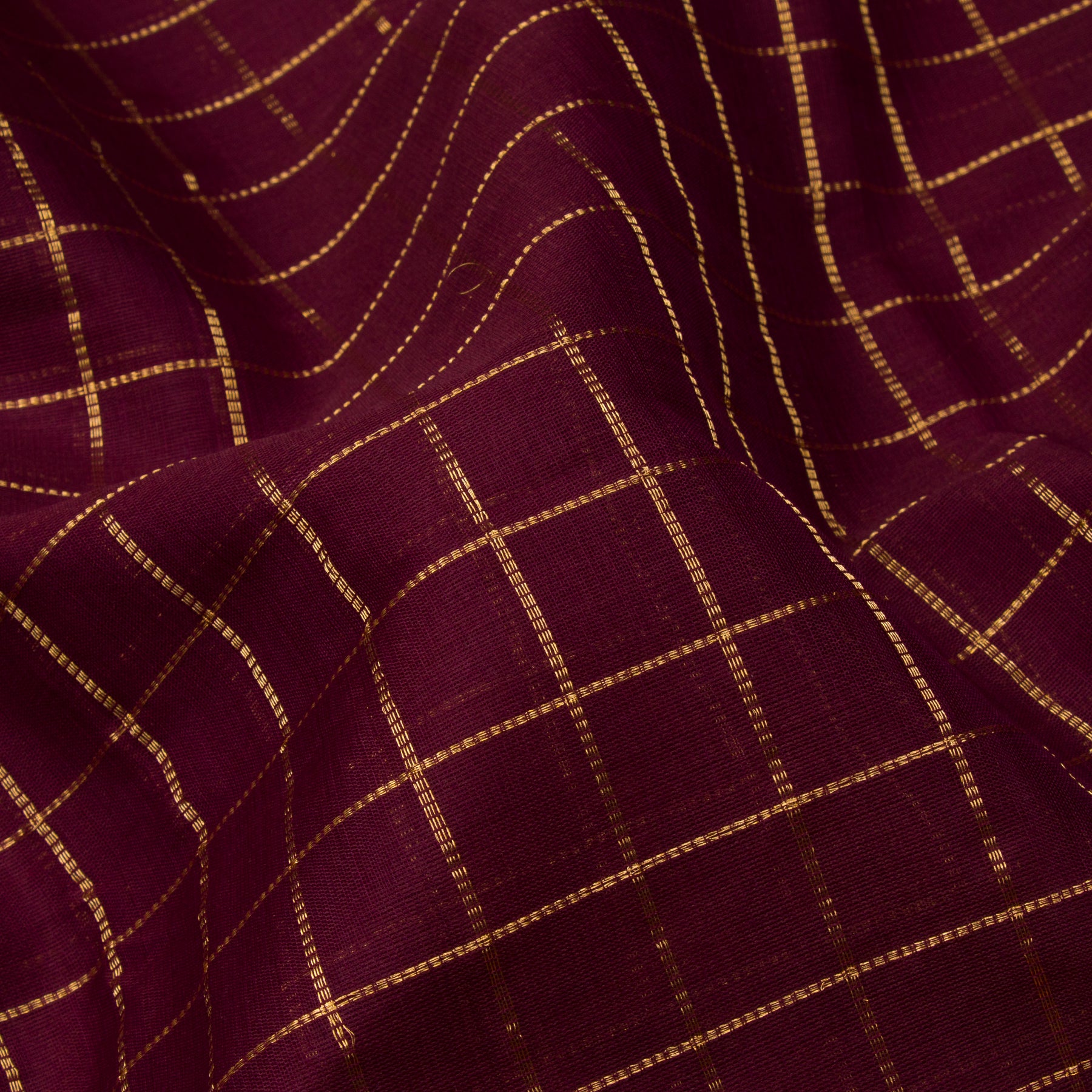 Kanakavalli Gadwal Silk/Cotton Sari 23-604-HS005-07870 - Fabric View