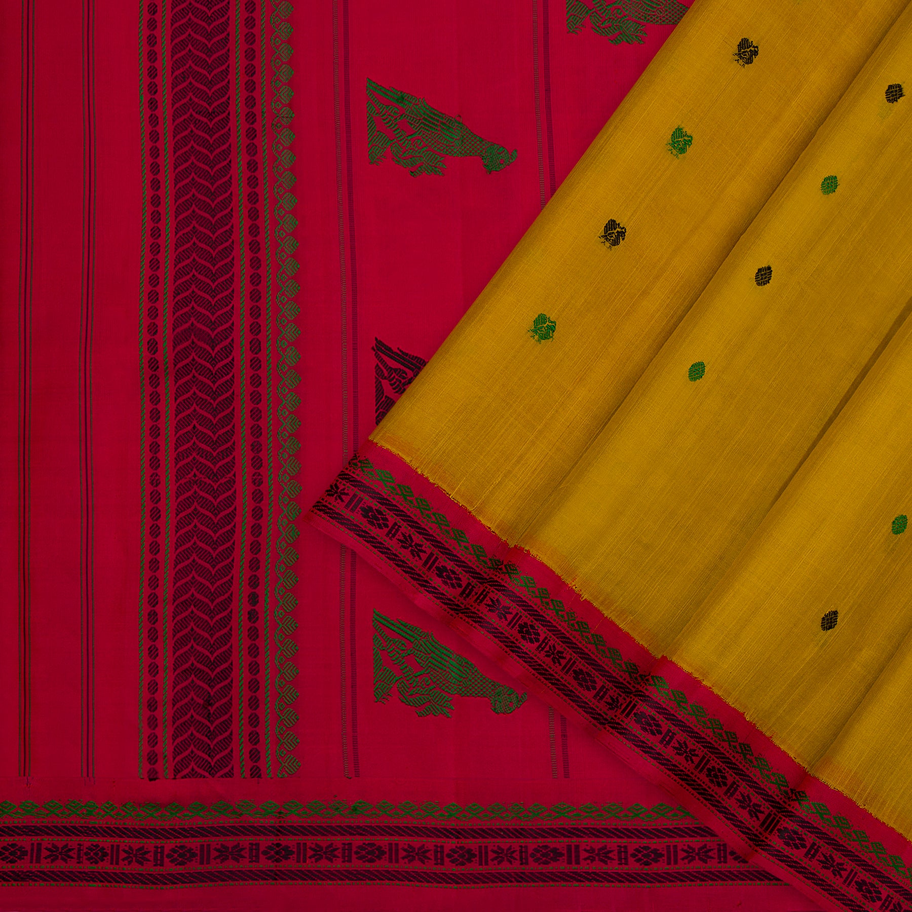 Kanakavalli Gadwal Silk/Cotton Sari 23-604-HS005-07879 - Cover View