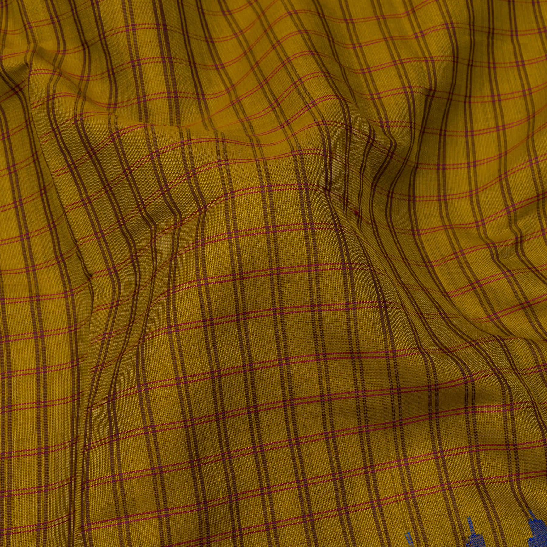 Kanakavalli Gadwal Silk/Cotton Sari 23-604-HS005-07894 - Fabric View