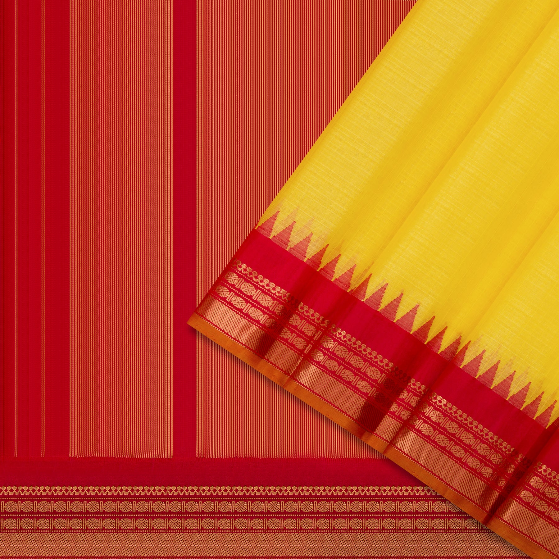 Kanakavalli Gadwal Silk/Cotton Sari 23-604-HS005-07951 - Cover View