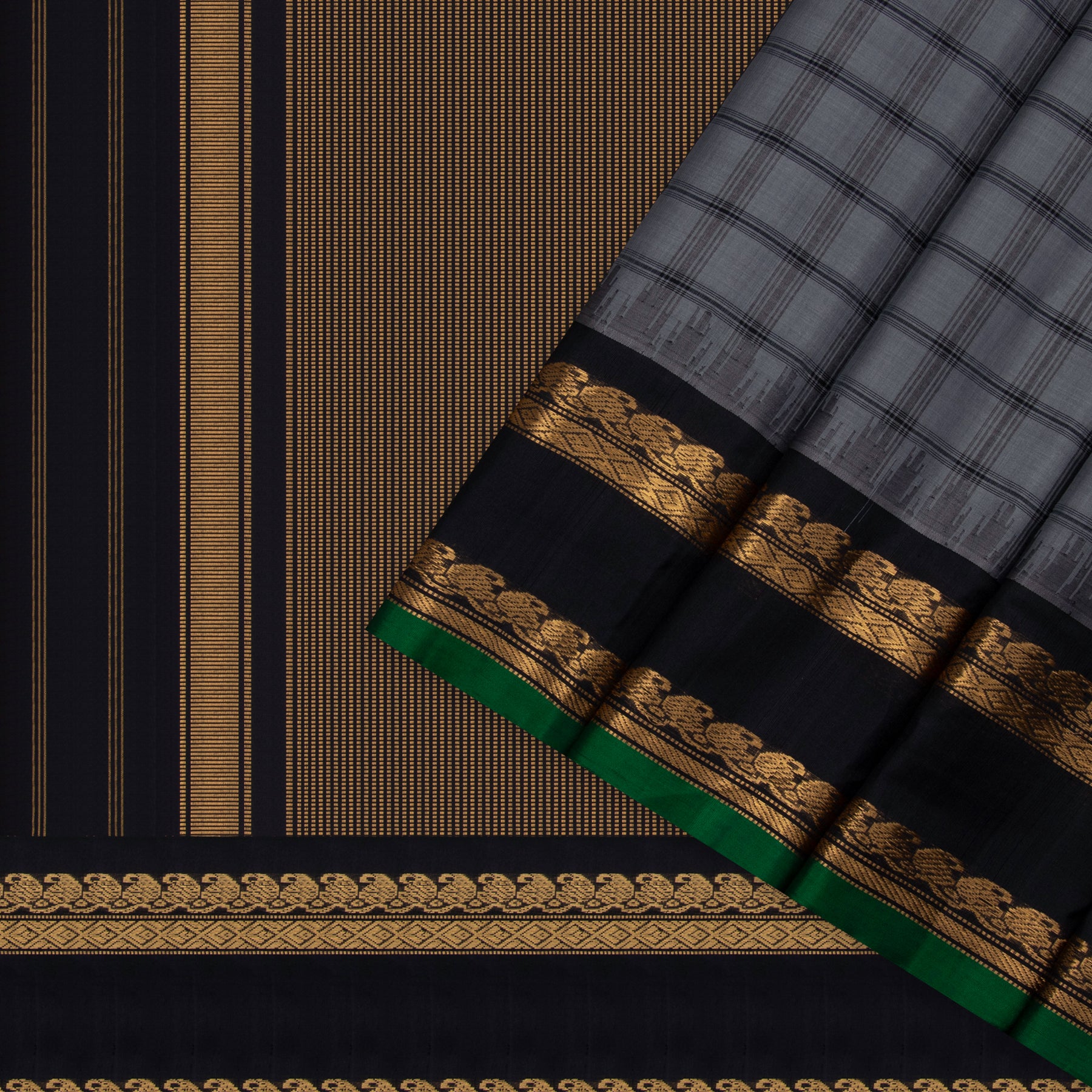 Kanakavalli Gadwal Silk/Cotton Sari 23-604-HS005-13368 - Cover View