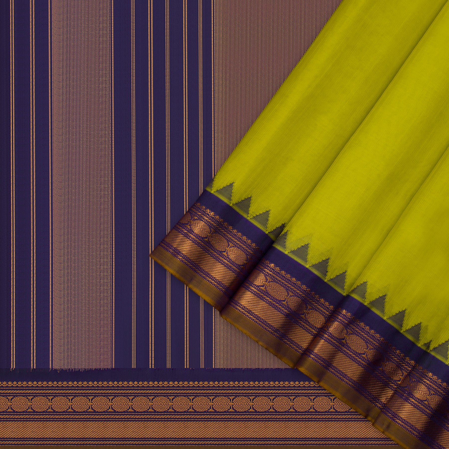 Kanakavalli Gadwal Silk/Cotton Sari 23-604-HS005-13382 - Cover View