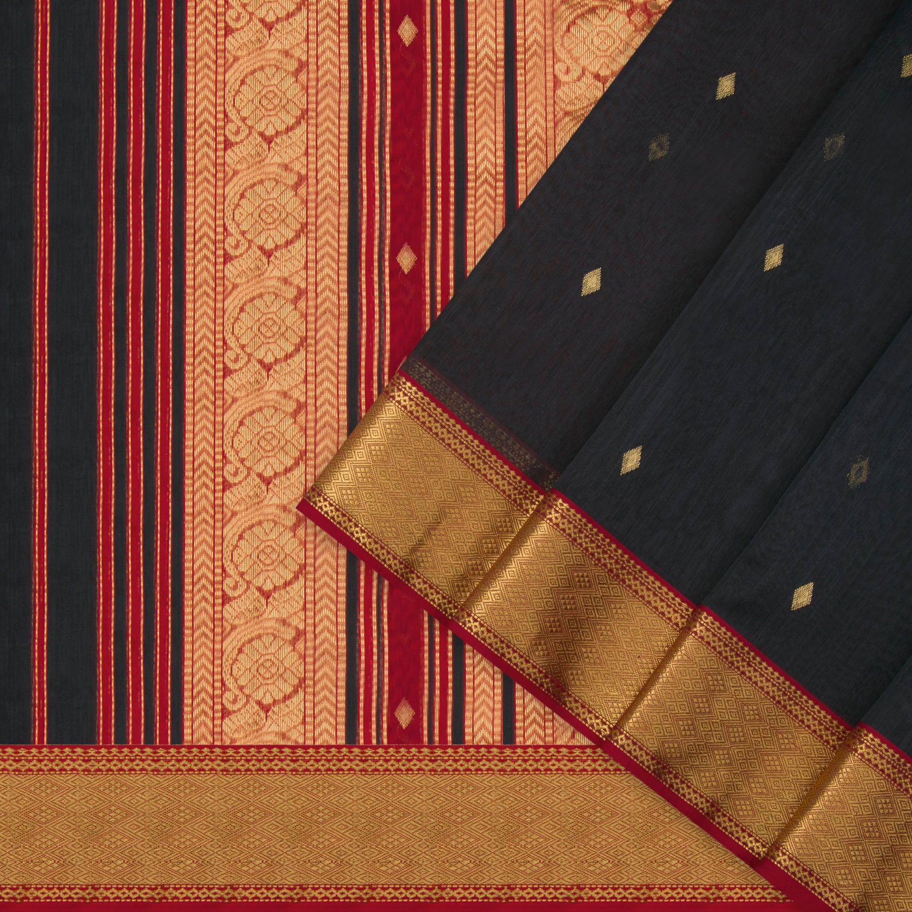 Kanakavalli Silk/Cotton Sari 23-610-HS005-01637 - Cover View