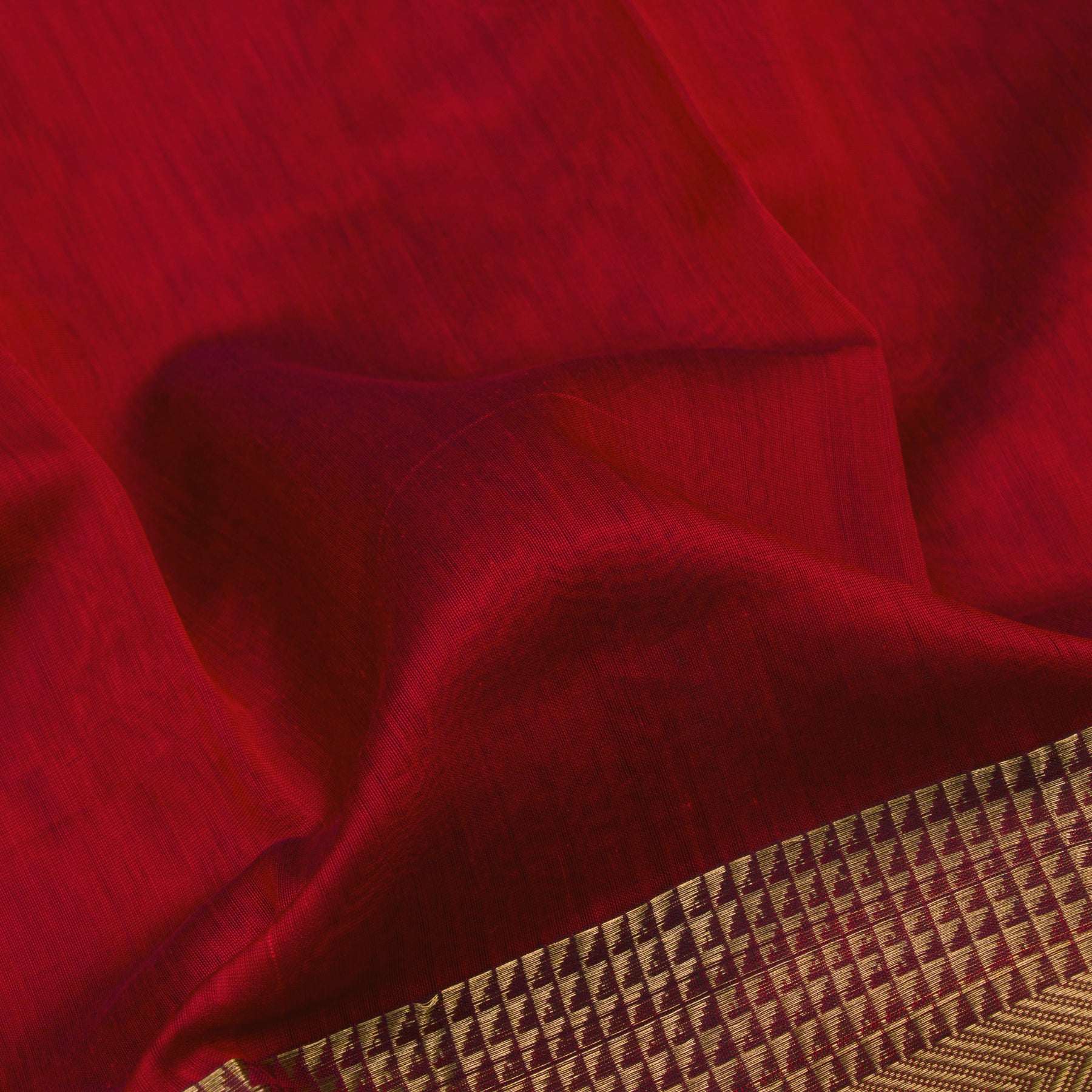 Kanakavalli Silk/Cotton Sari 23-610-HS005-05908 - Fabric View