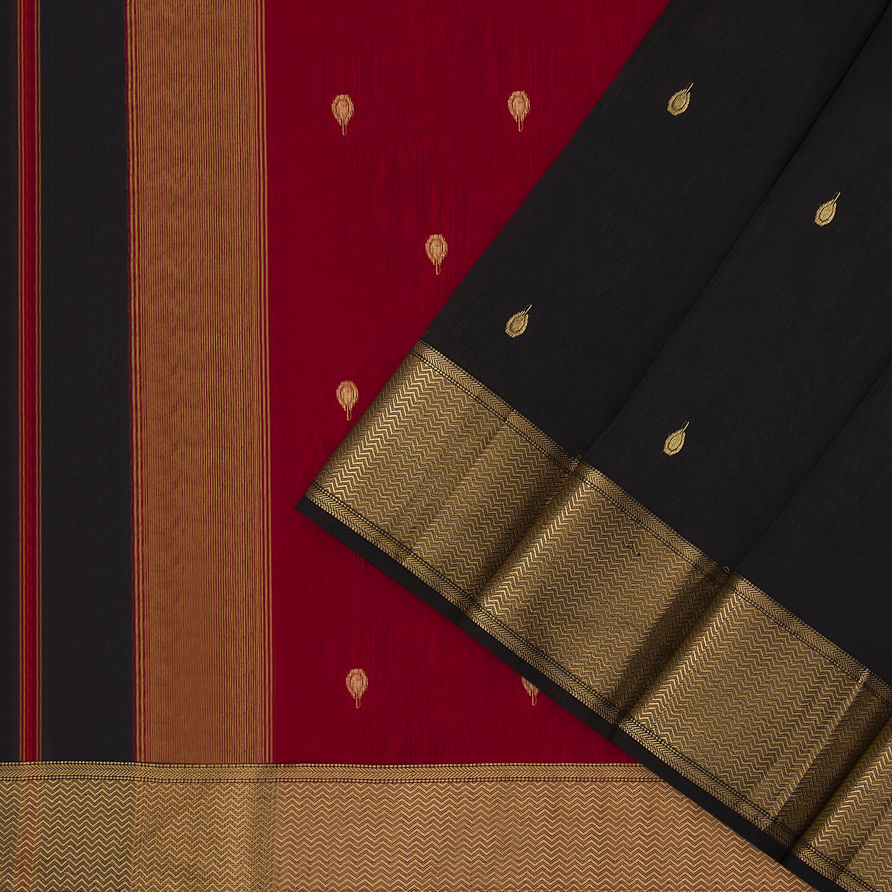 Kanakavalli Silk/Cotton Sari 23-610-HS005-14580 - Cover View