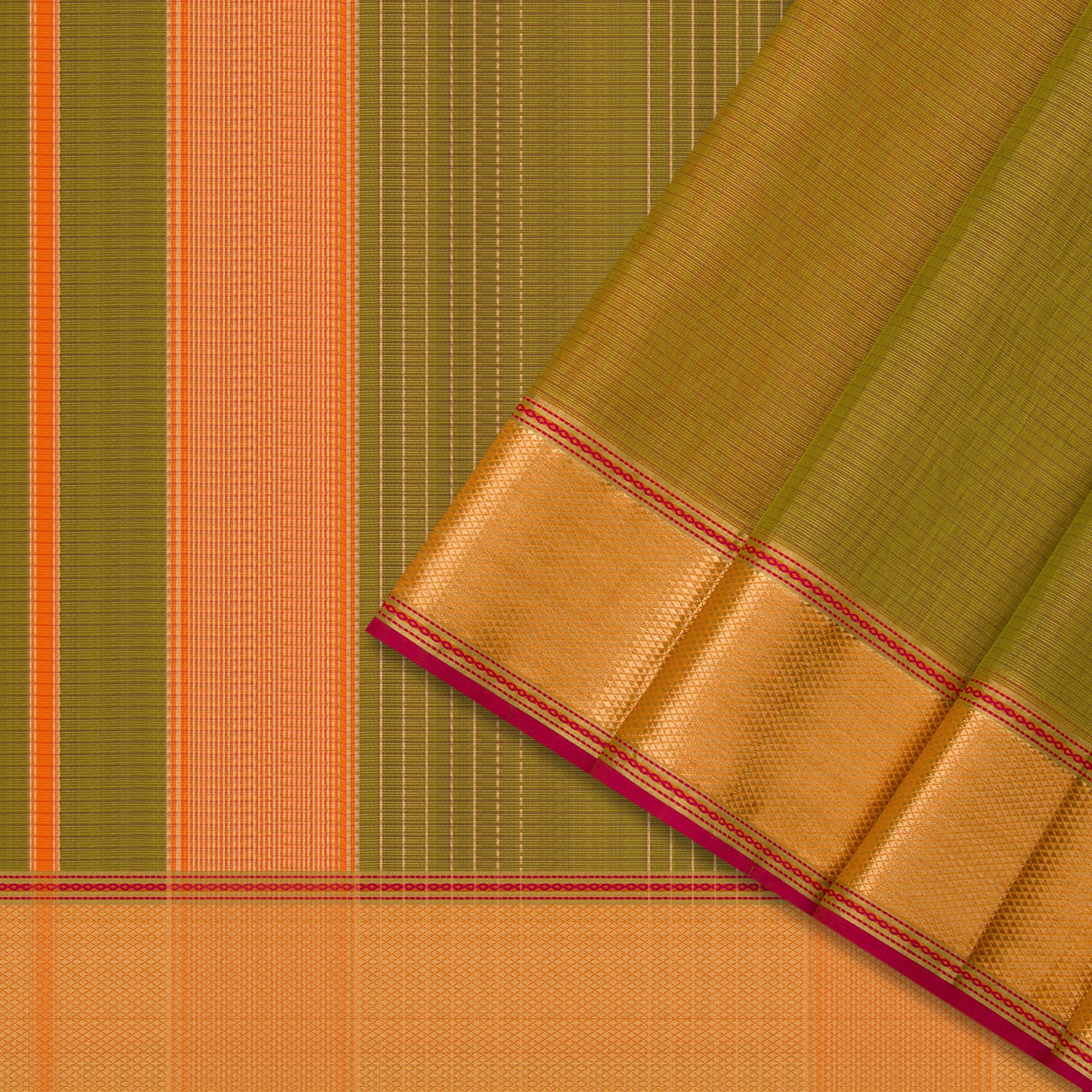 Kanakavalli Silk/Cotton Sari 23-610-HS005-14602 - Cover View