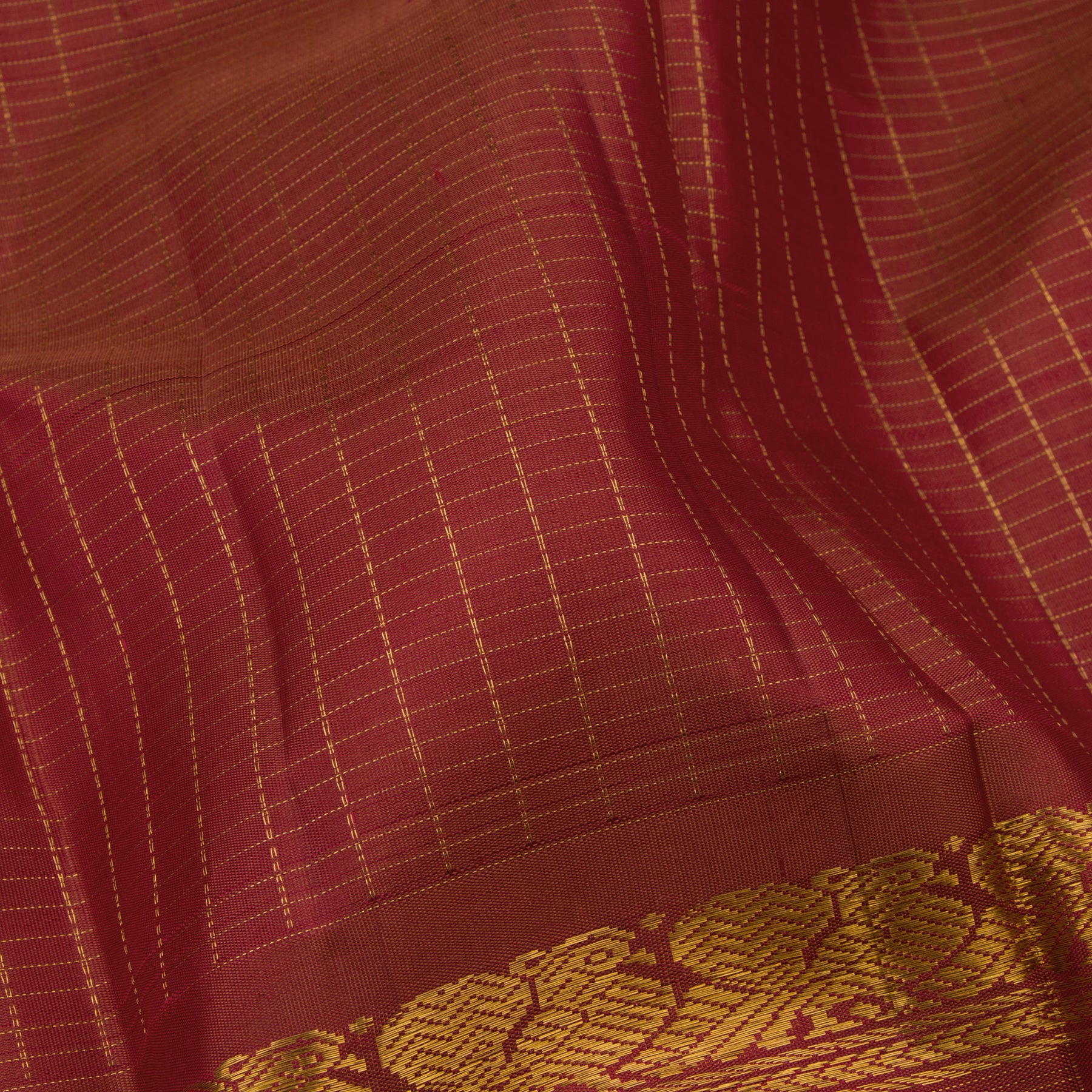 Kanakavalli Kanjivaram Silk Sari 23-611-HS001-00024 - Fabric View