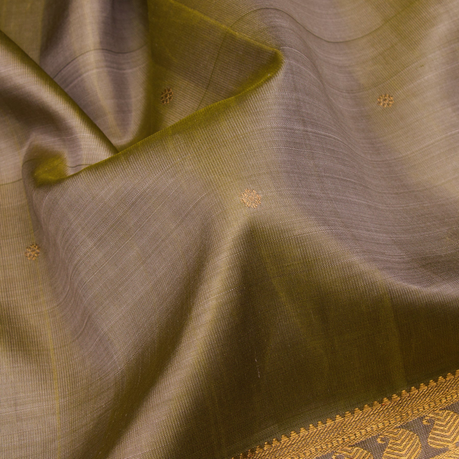 Kanakavalli Kanjivaram Silk Sari 23-611-HS001-01523 - Fabric View