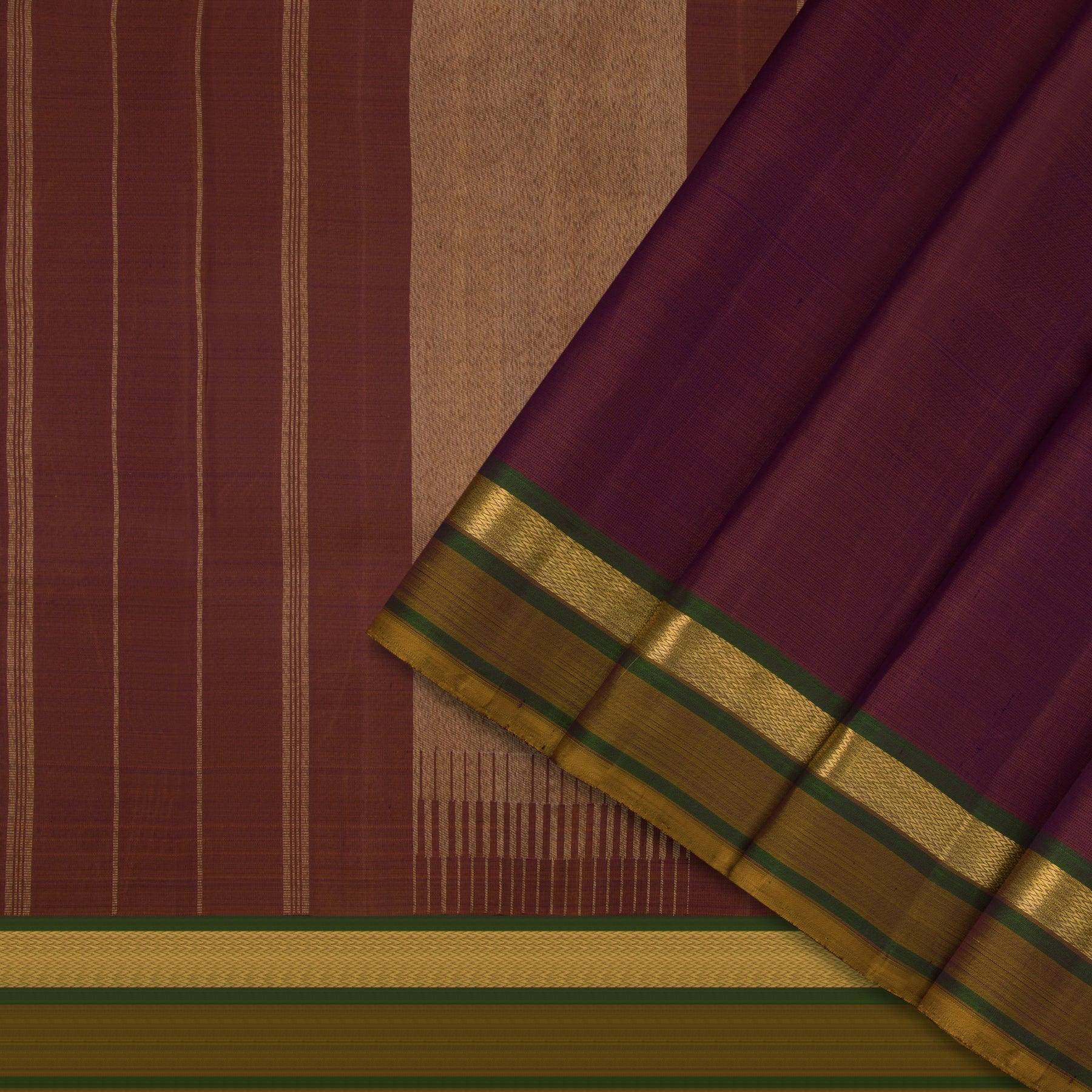 Kanakavalli Kanjivaram Silk Sari 23-611-HS001-01536 - Cover View