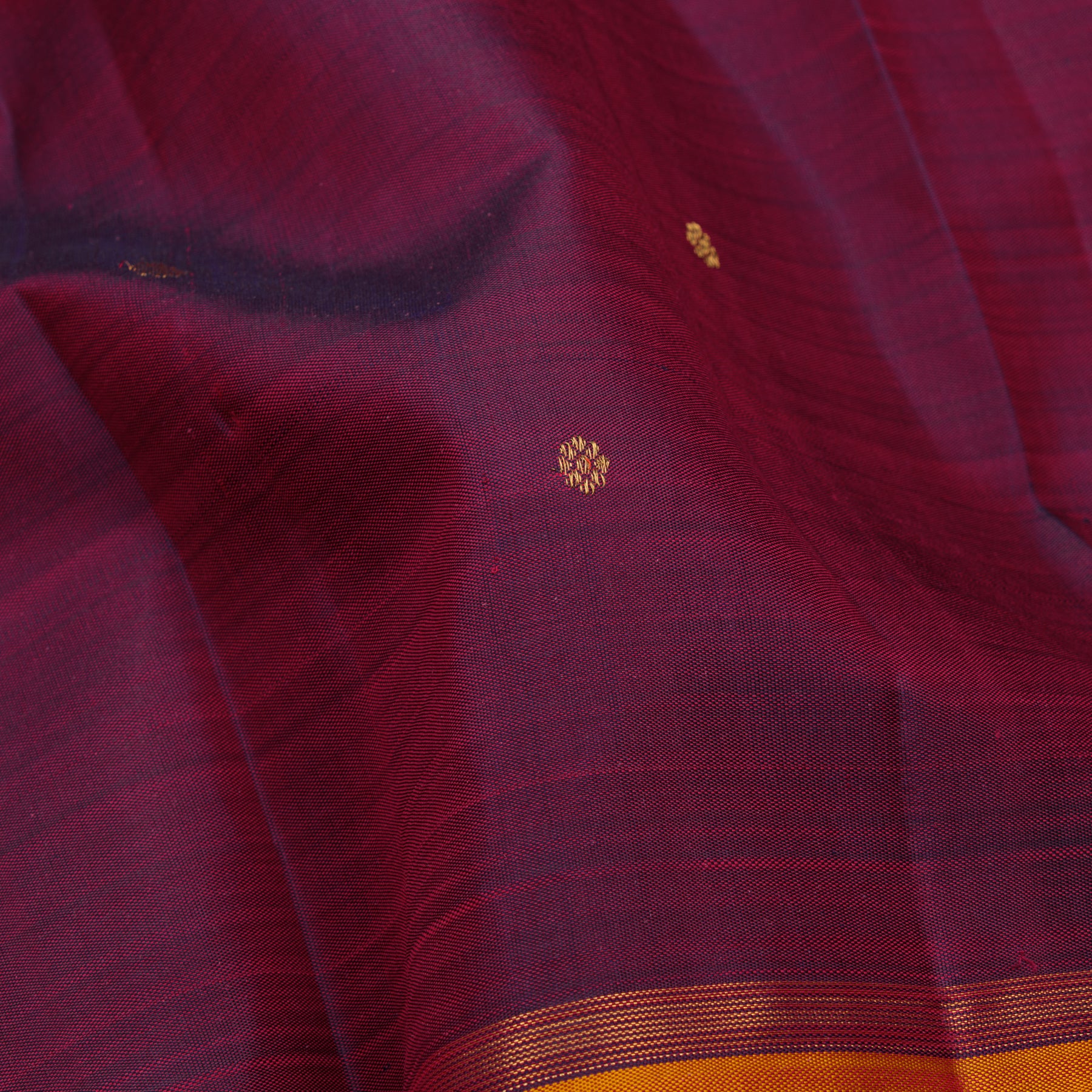 Kanakavalli Kanjivaram Silk Sari 23-611-HS001-03255 - Fabric View