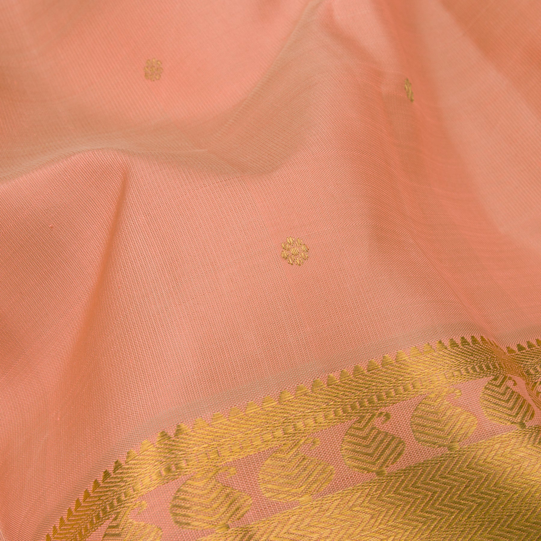 Kanakavalli Kanjivaram Silk Sari 23-611-HS001-03260 - Fabric View